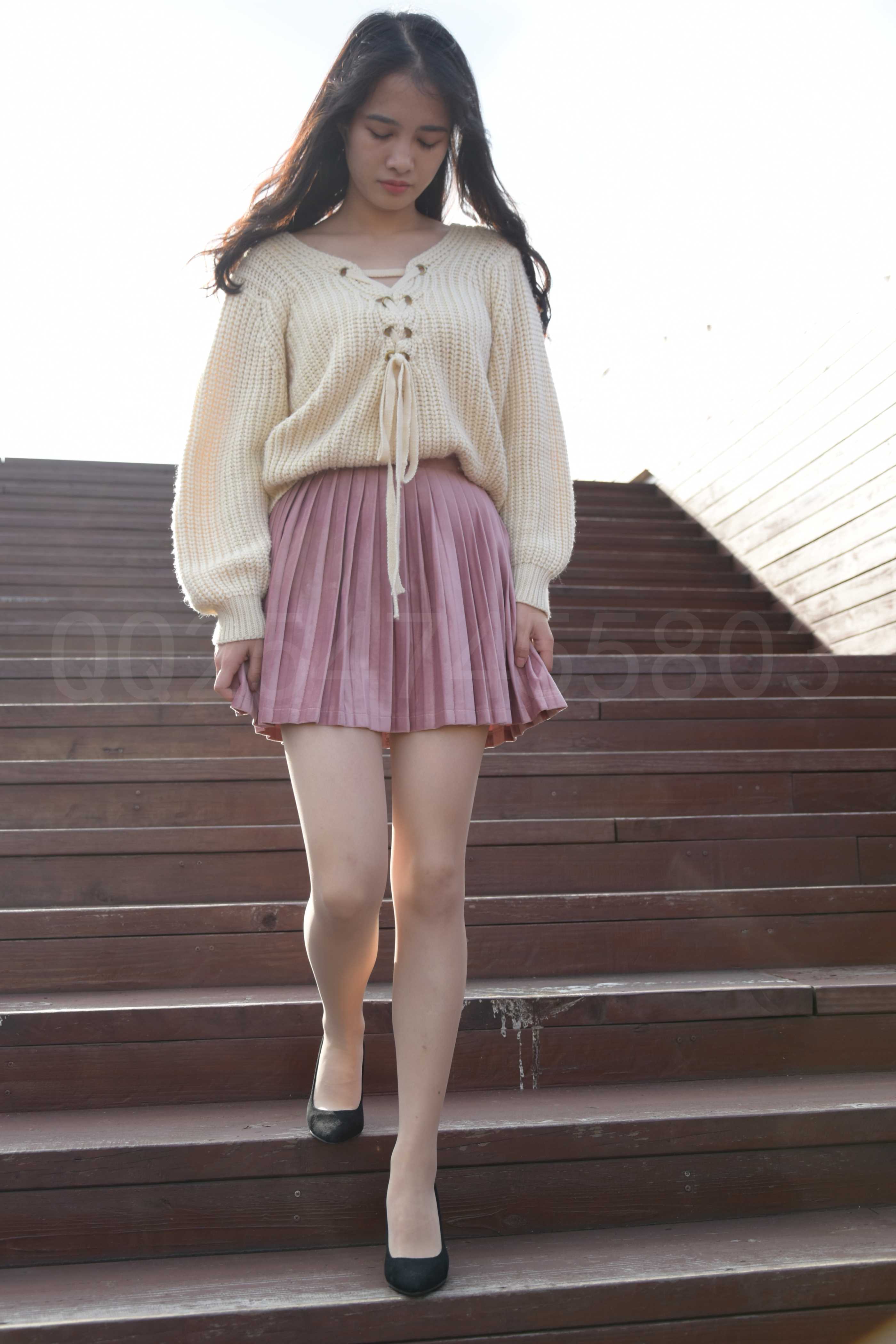 大生模拍 No.045 嘉嘉-超薄肉丝 [59P245MB]