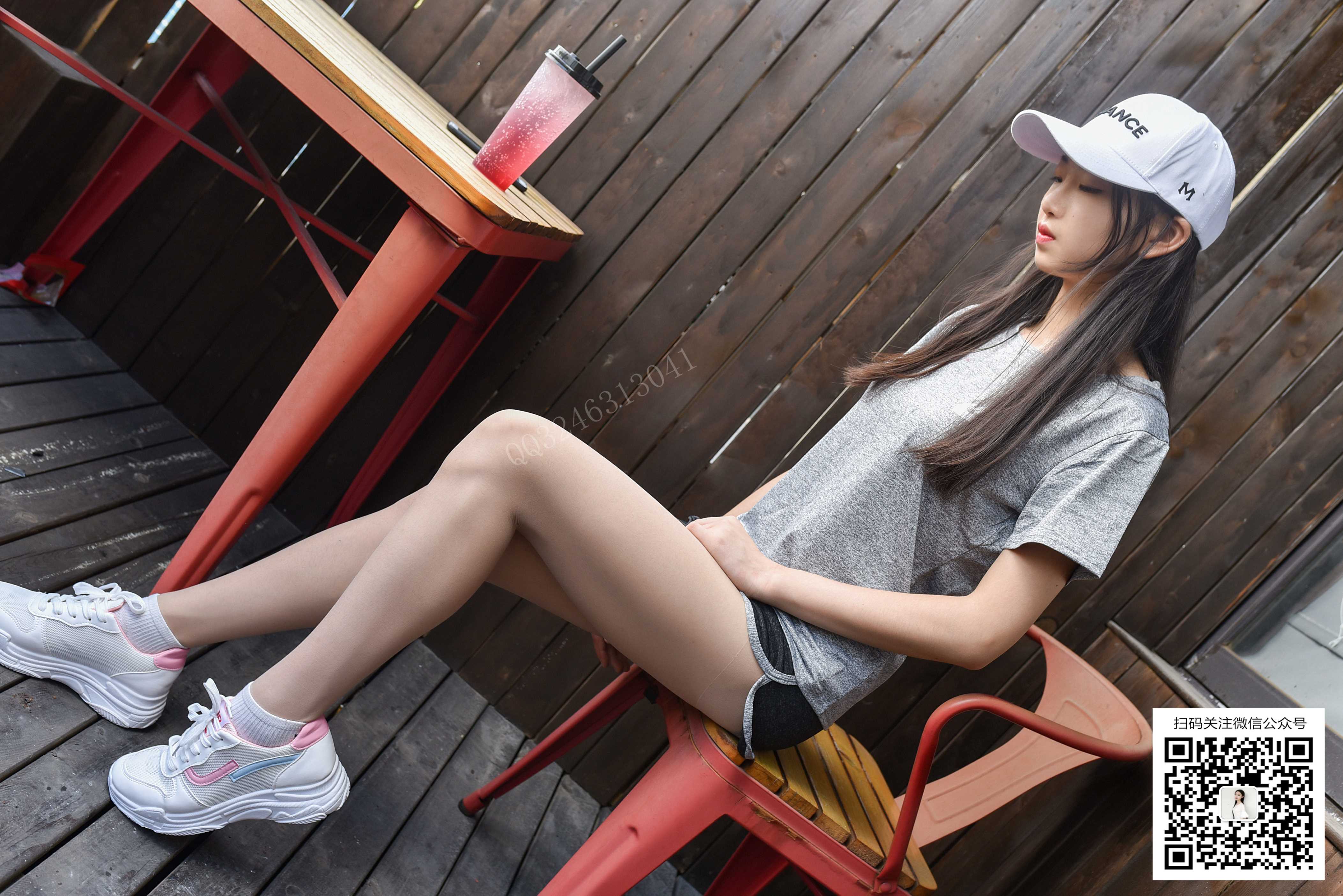 大生模拍 No.079 雯雯-下午茶肉丝小可爱 [56P1V398MB]