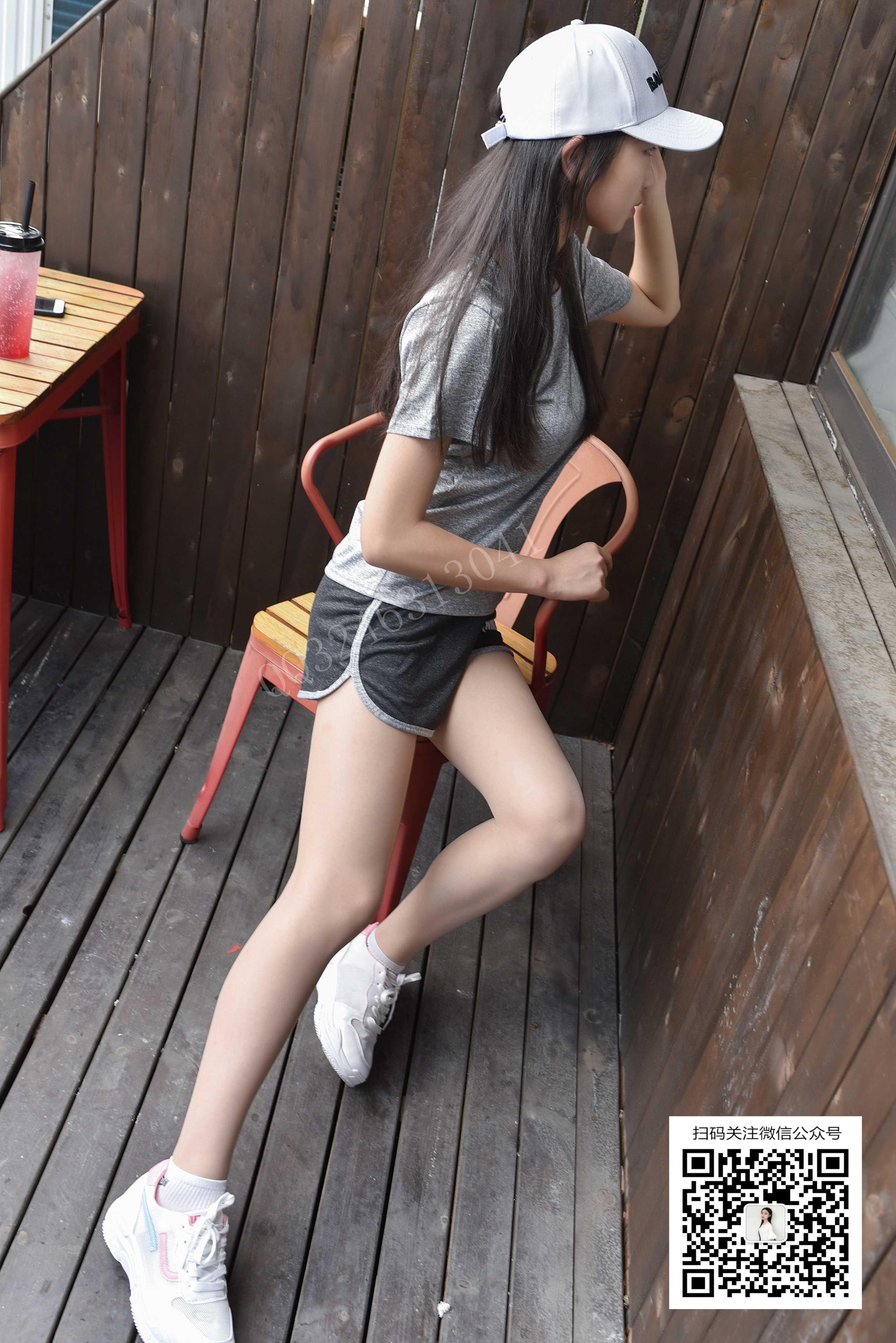 大生模拍 No.079 雯雯-下午茶肉丝小可爱 [56P1V398MB]