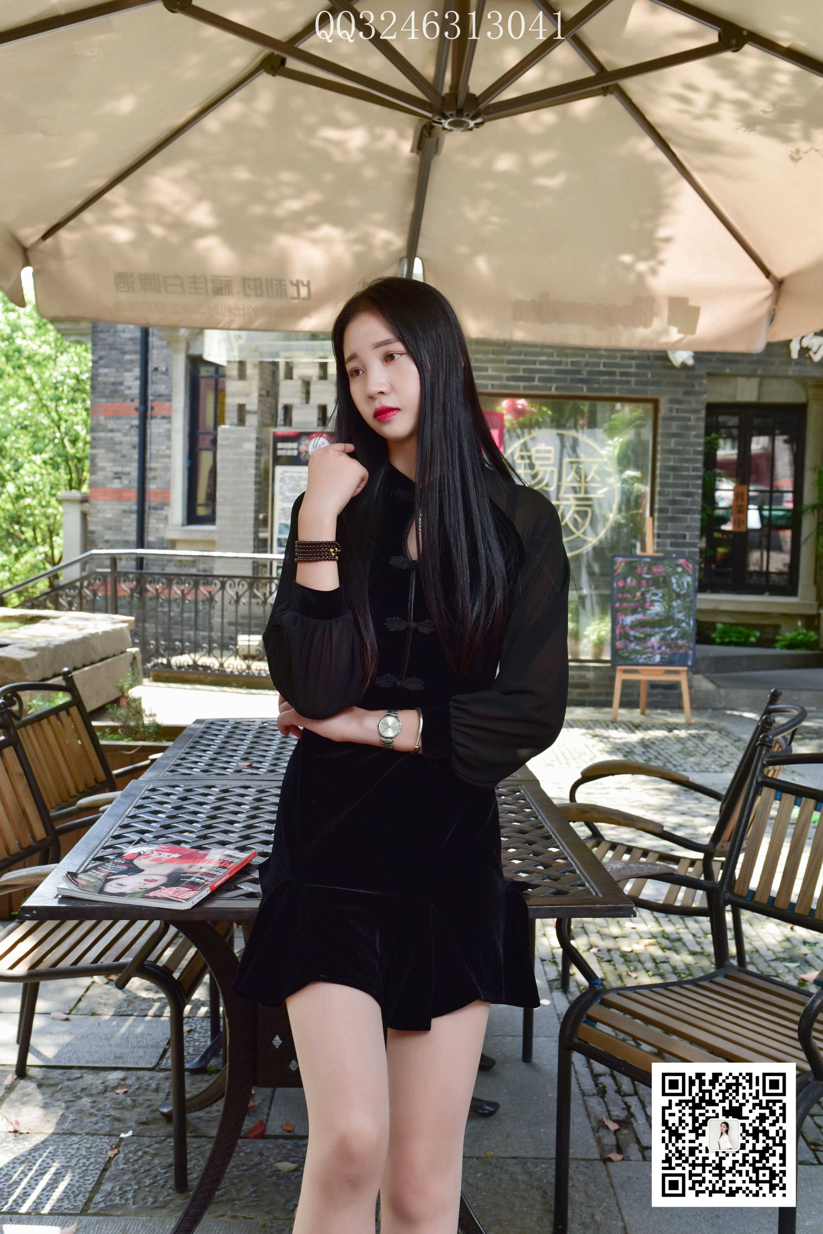 大生模拍 No.081 小梅-星巴克门口秀肉丝 [45P1V314MB]