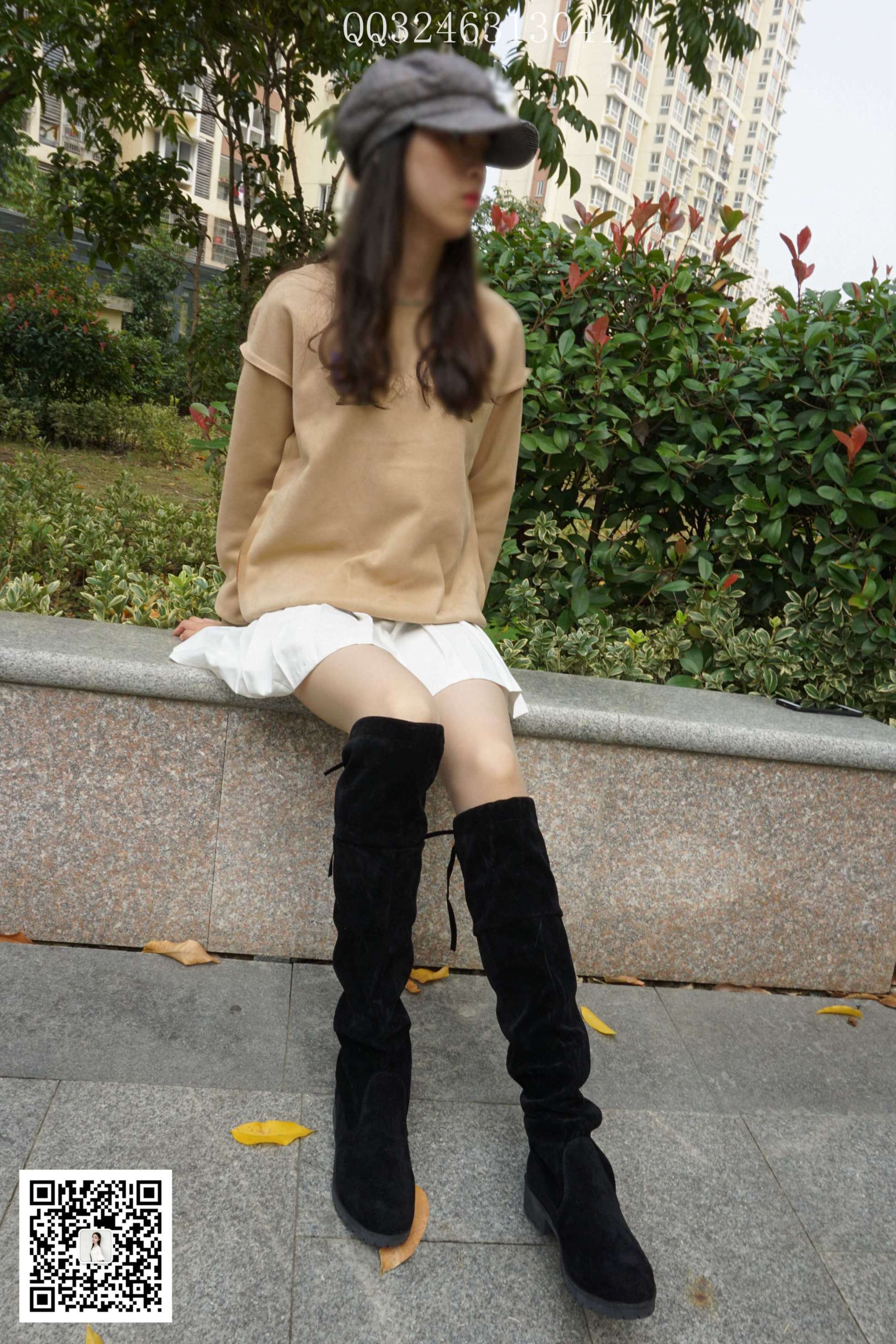 大生模拍 No.094 过膝靴灰丝 [77P1V569MB]