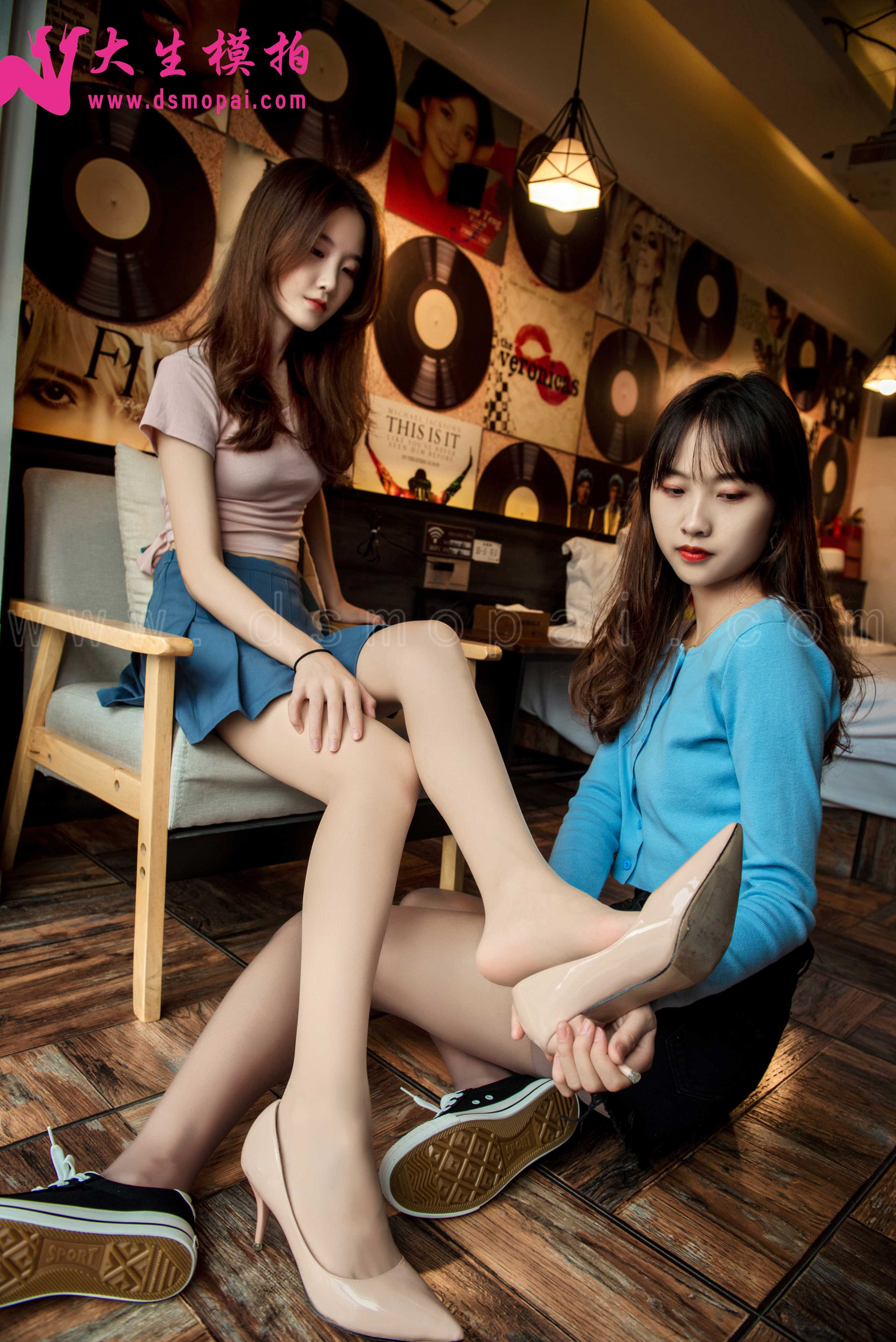 大生模拍 NO.205 雨桐&悠悠 双人丝 [68P1V737MB]