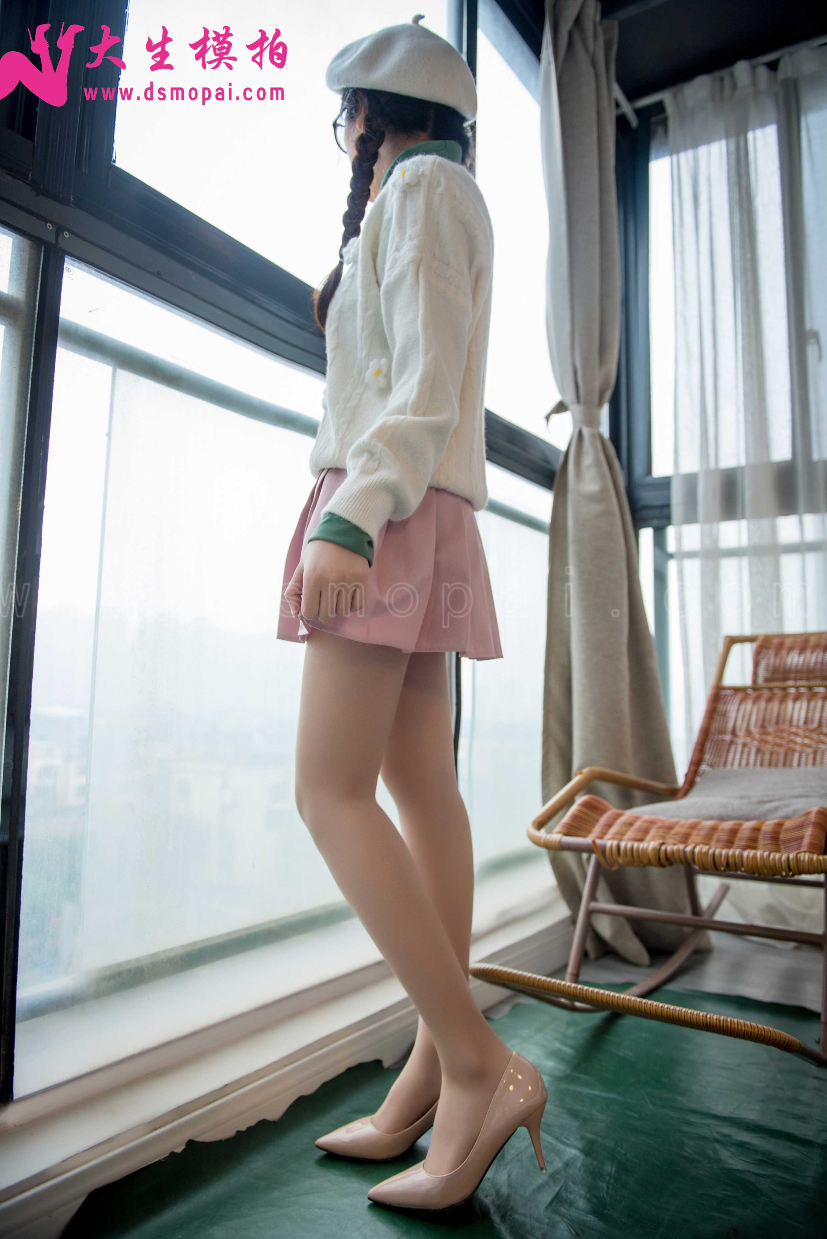 大生模拍 NO.219 夏夏 清纯眼镜妹 [46P+272M]