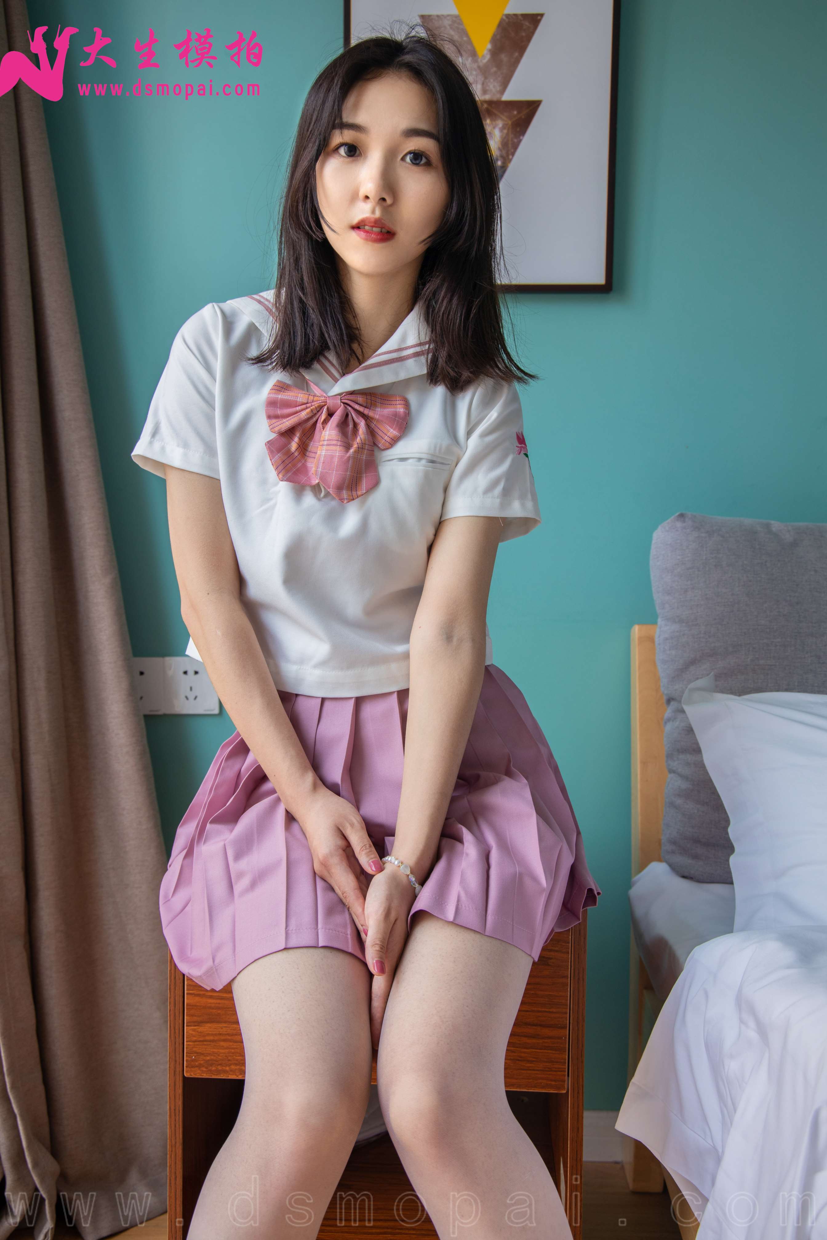 大生模拍 NO.277 漫语 白色长筒袜[74P／607MB]