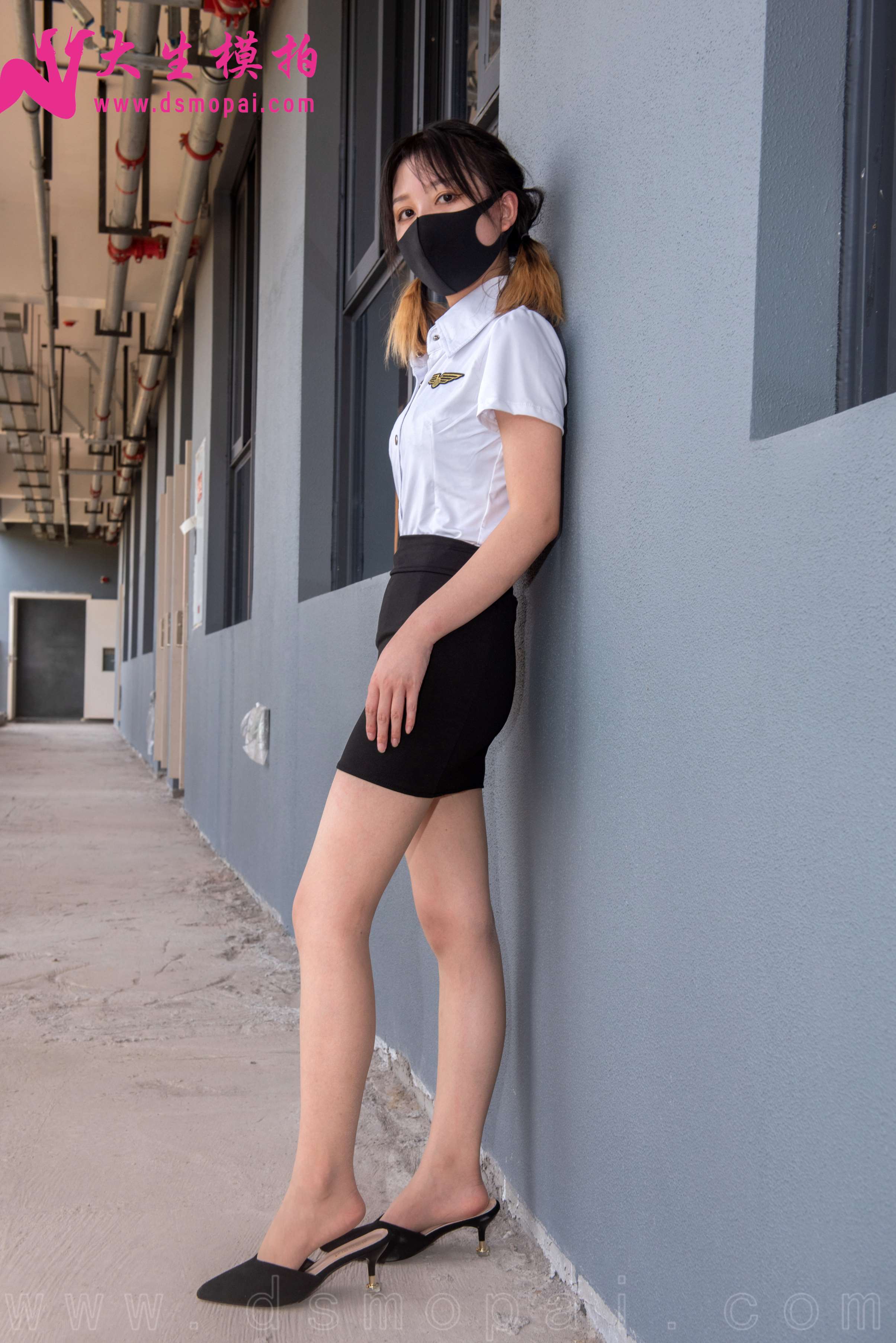 [大生模拍] NO.288 兰兰 双马尾OL装[50P-361.6M]