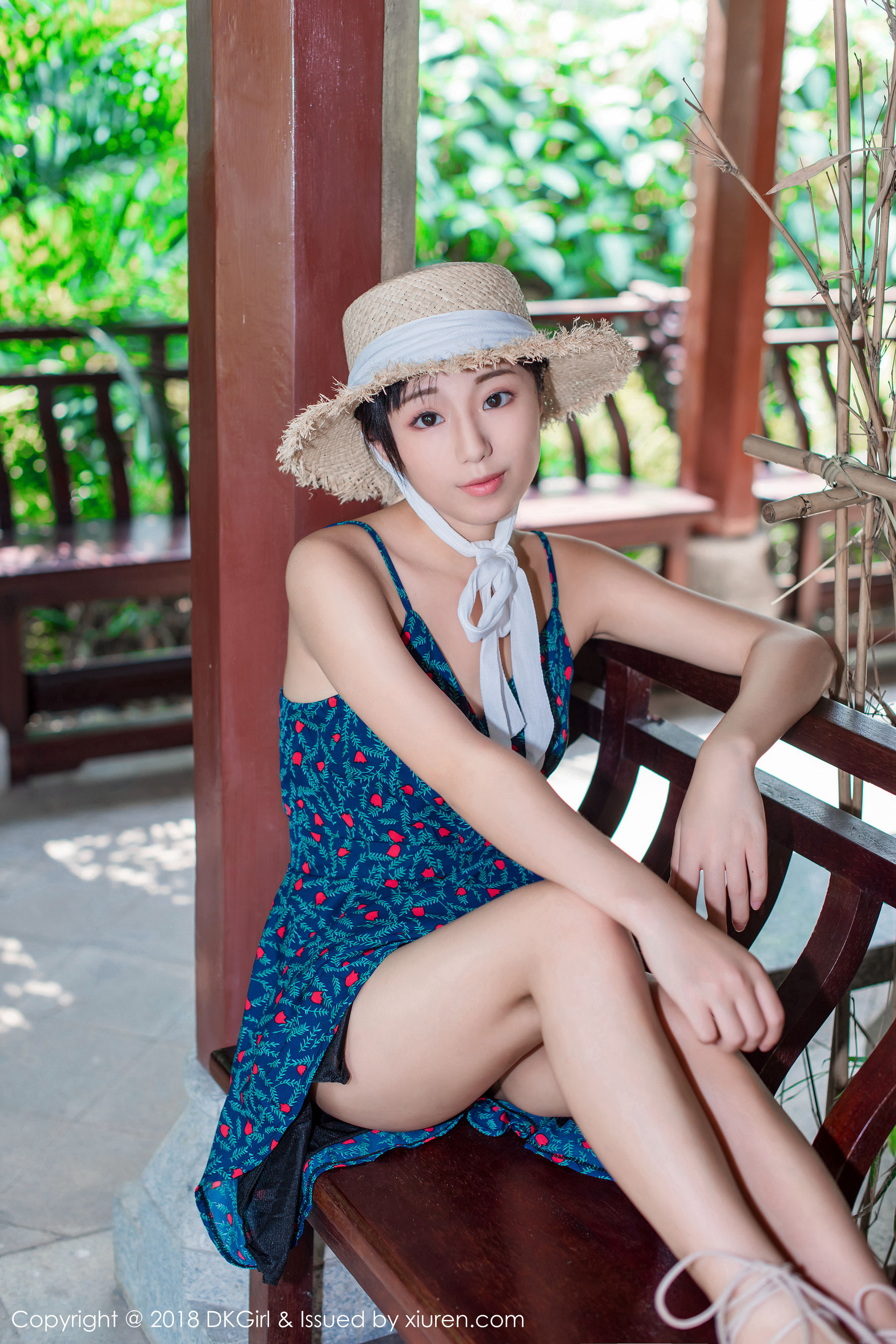 苍井优香《清纯甜美草帽少女》 御女郎DKGirl Vol.055 [53P]