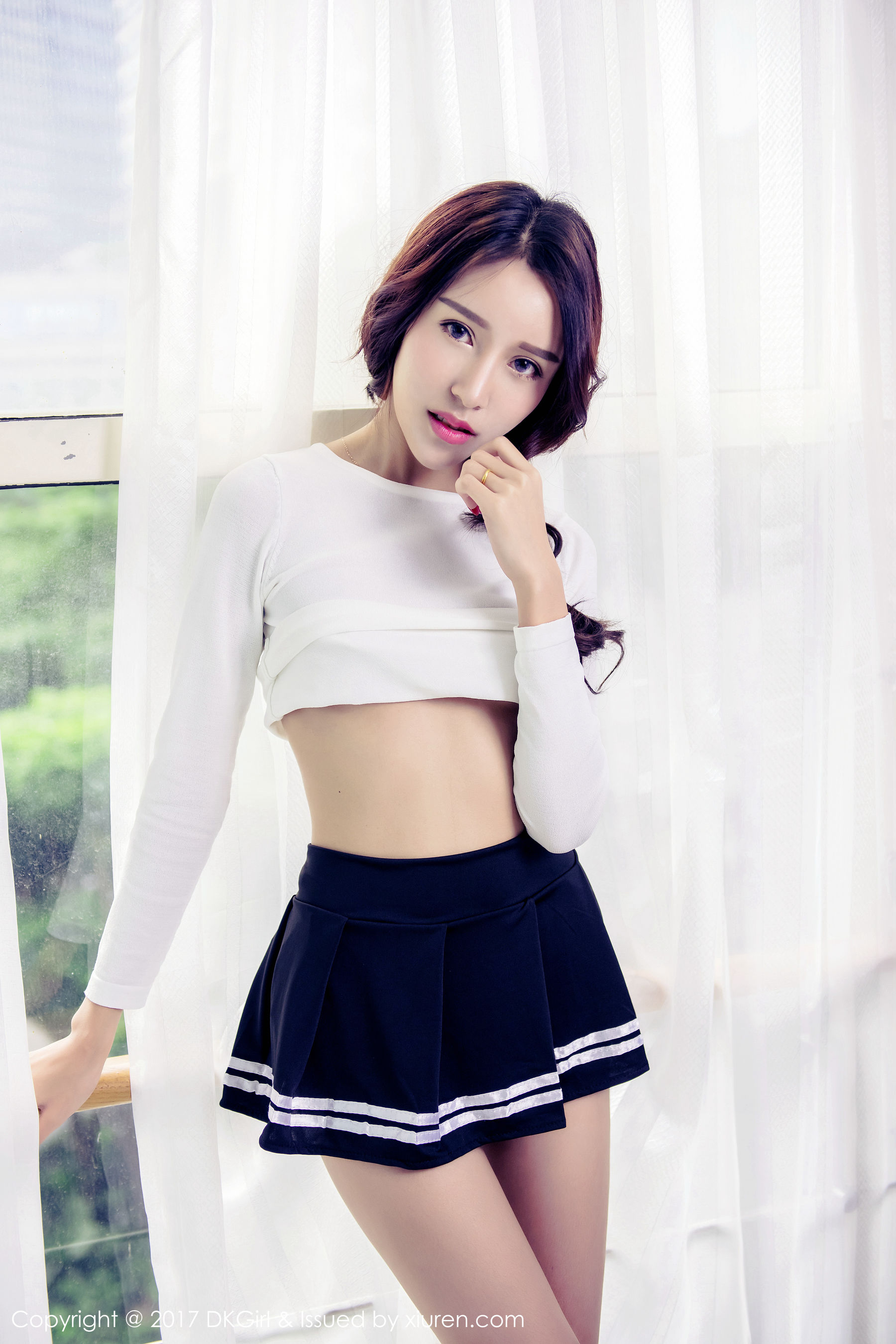 欧尼anne《清新秀丽，无敌美腿女神》 御女郎DKGirl VOL.006 [46P]