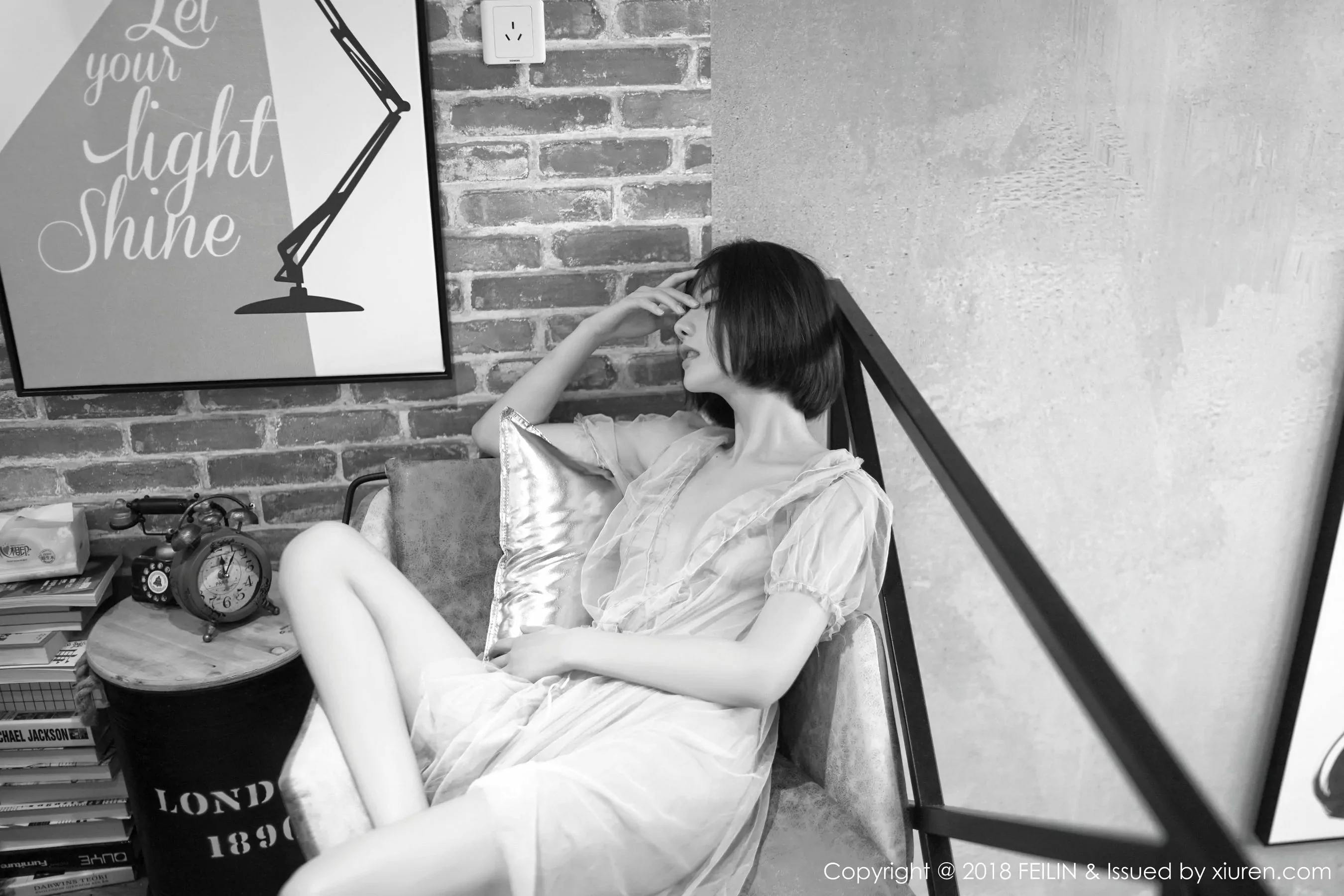 就是阿朱啊《黑白大片视觉》 嗲囡囡 VOL.134