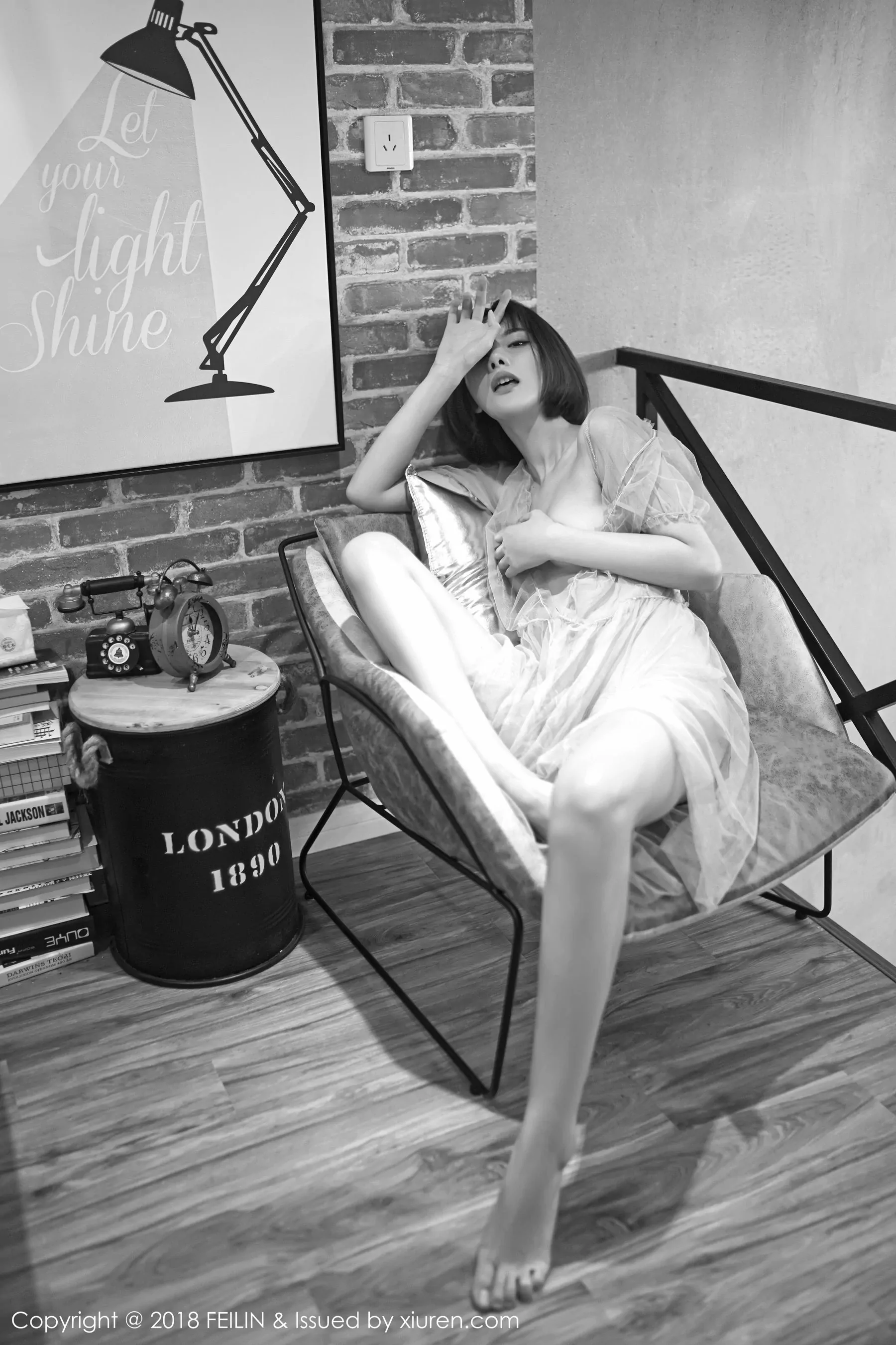 就是阿朱啊《黑白大片视觉》 嗲囡囡 VOL.134