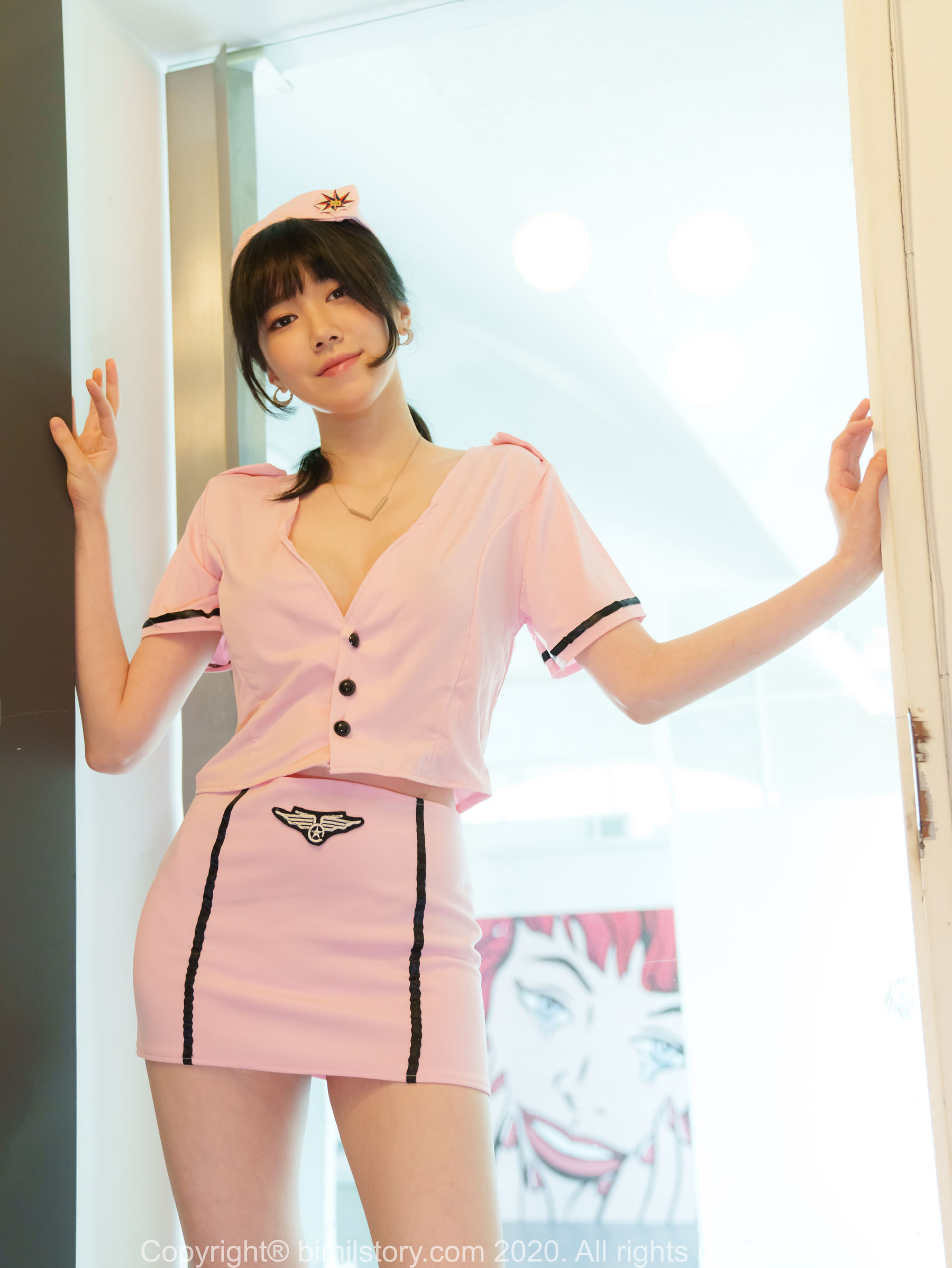 [Bimilstory] Nara – Vol.21 Fantasy Uniform girls Hot break time [40P]