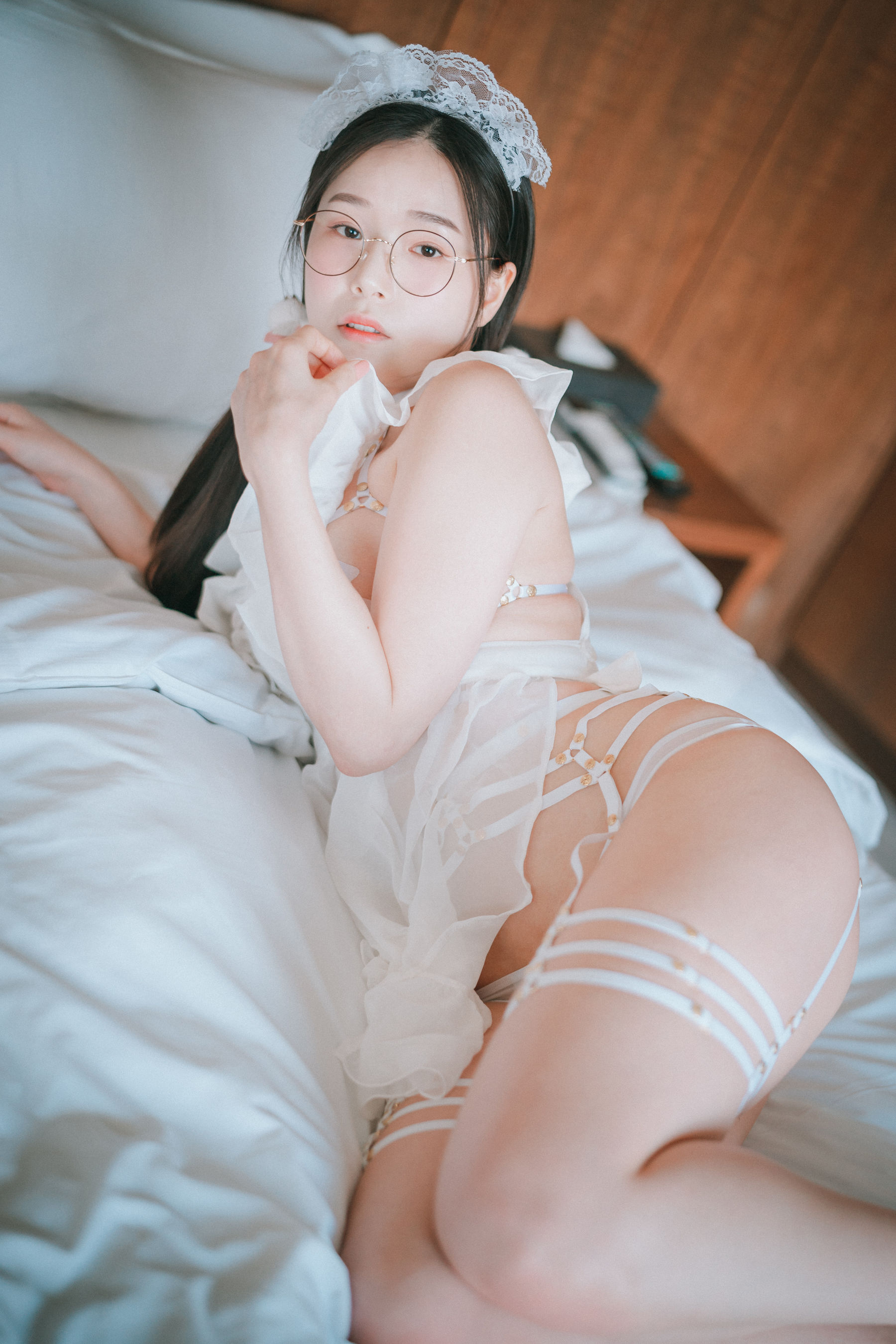 [DJAWA] PIA – Sheer Chiffon Apron [65P]