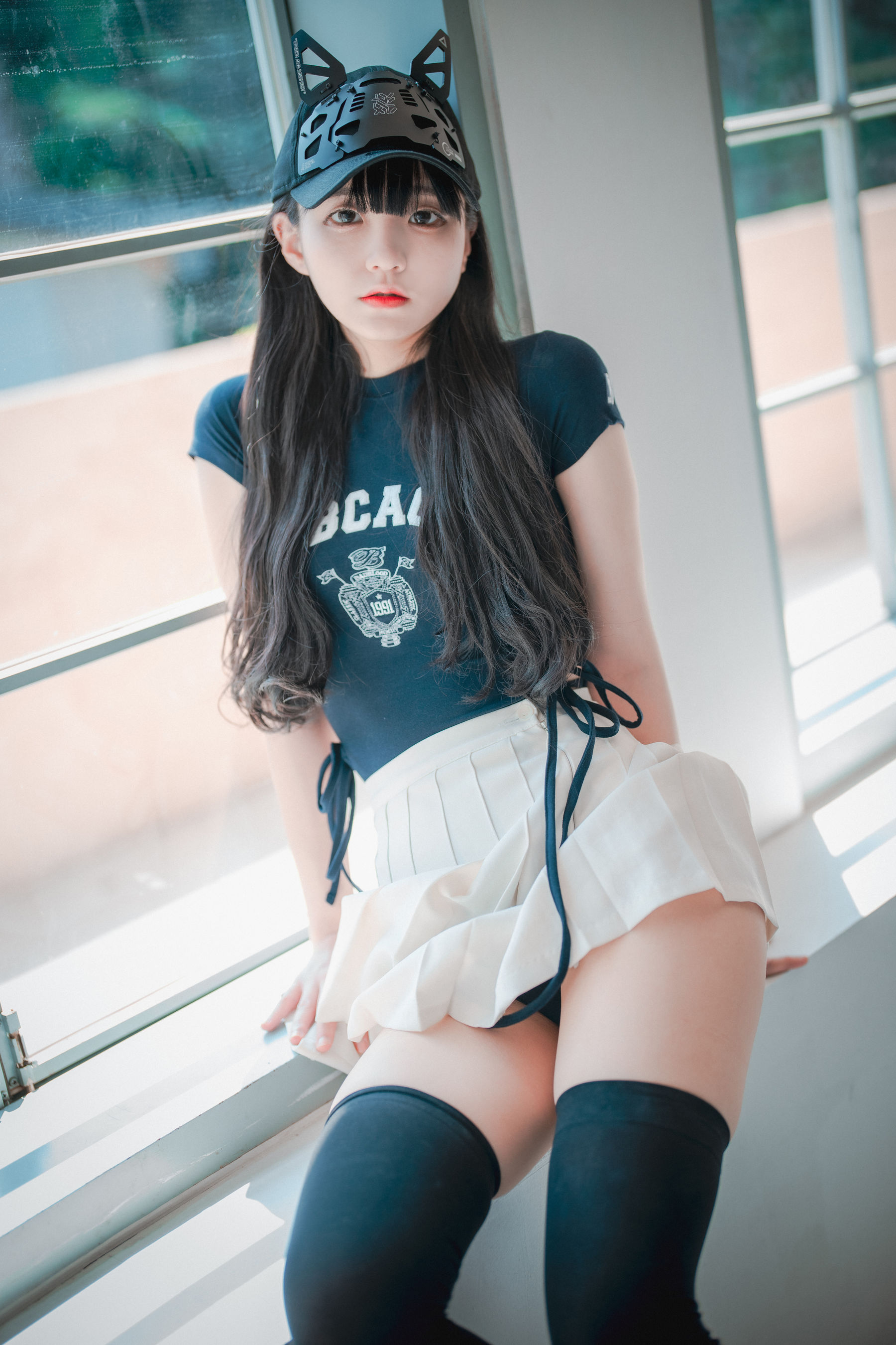 [DJAWA] Jeong Jenny – Classic Athletic Girl in Navy Blue [71P]