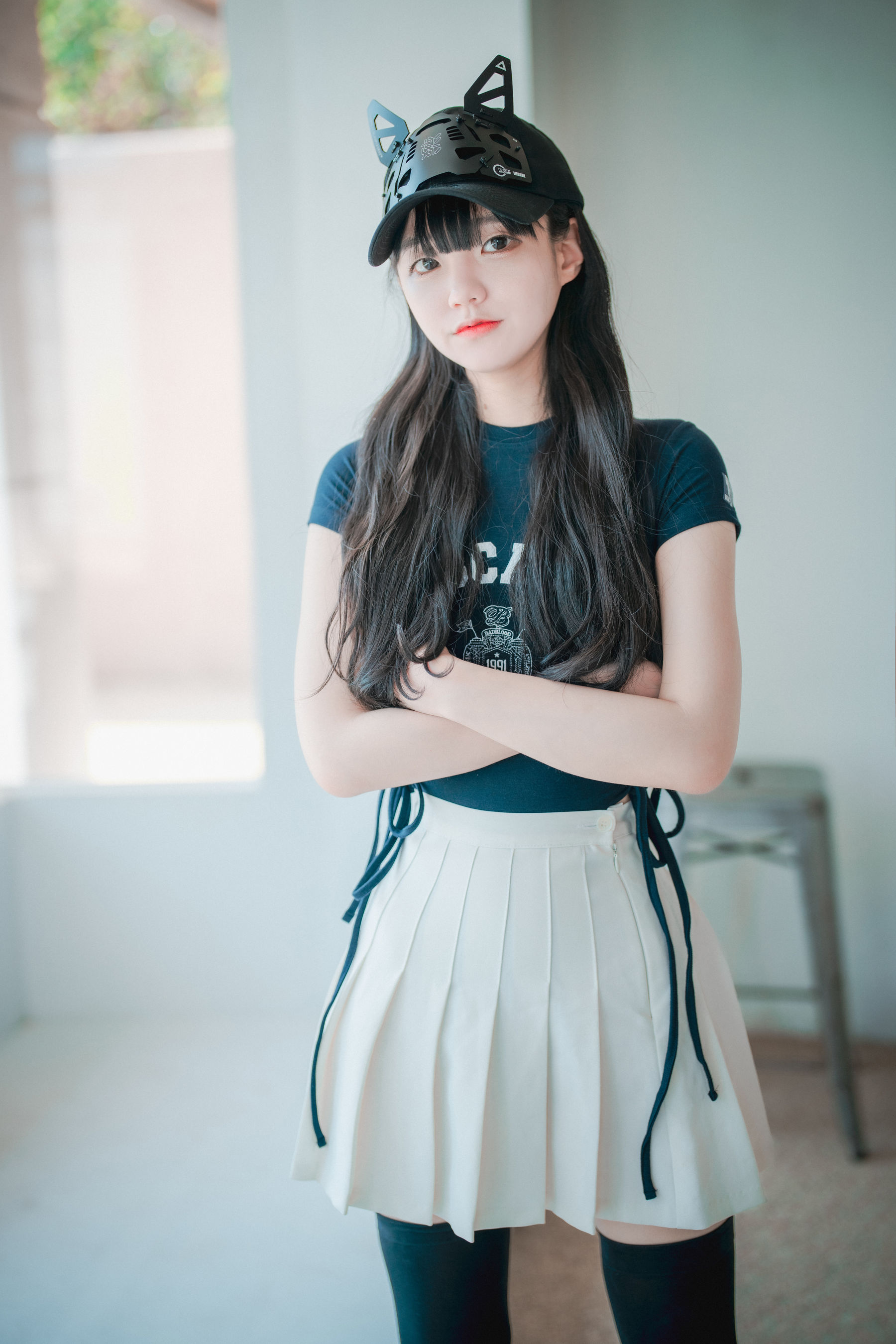 [DJAWA] Jeong Jenny – Classic Athletic Girl in Navy Blue [71P]
