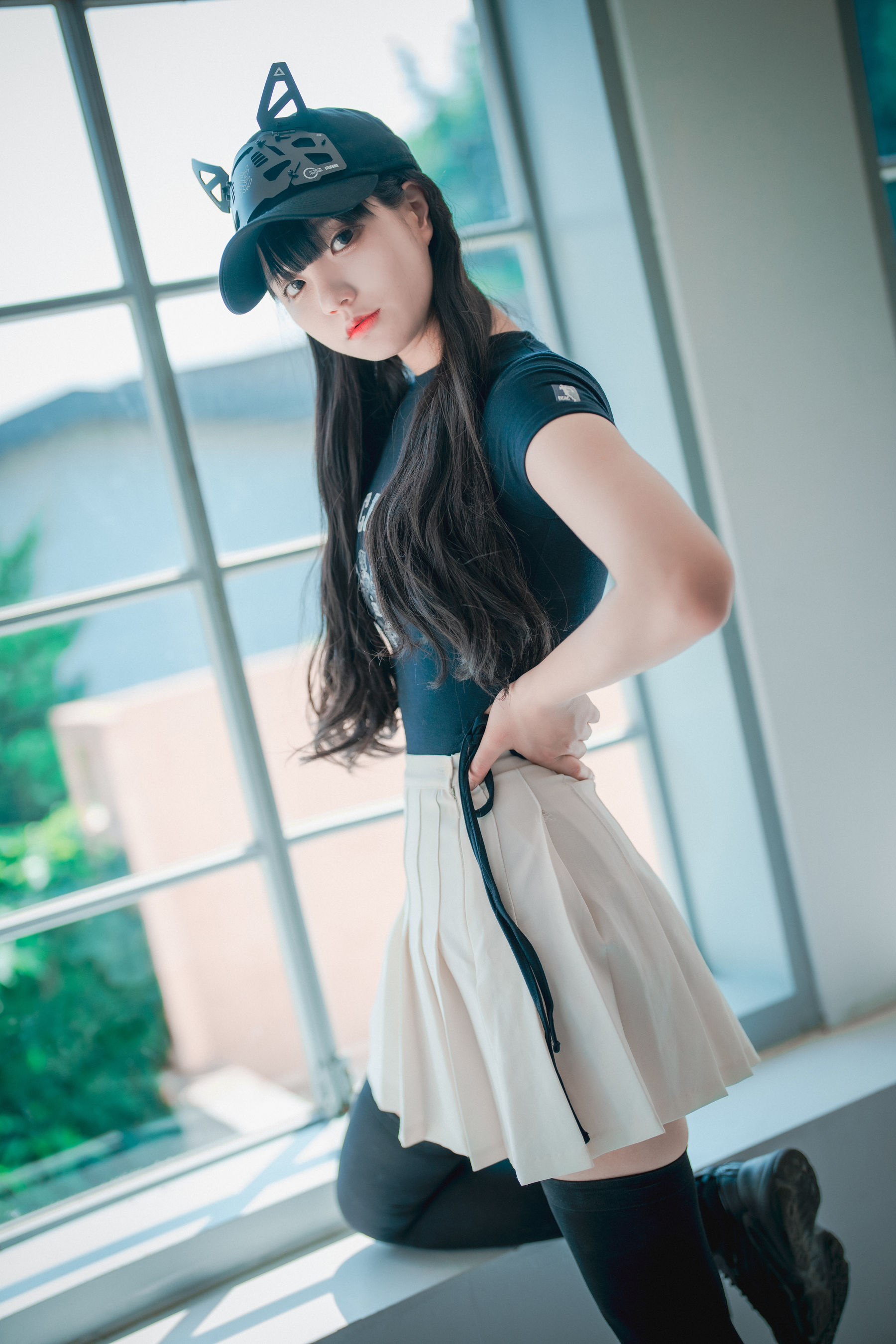 [DJAWA] Jeong Jenny – Classic Athletic Girl in Navy Blue [71P]