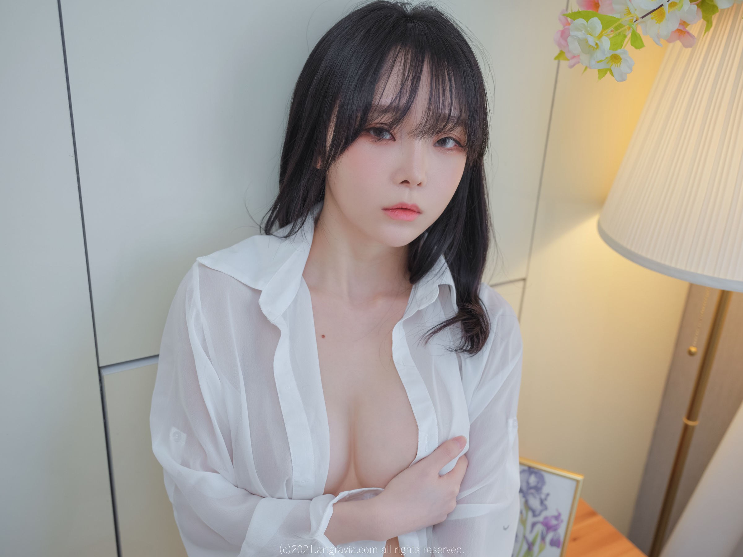 [ARTGRAVIA] VOL.261 Ming Sunha – 白衬衫女友居家诱惑 [80P]