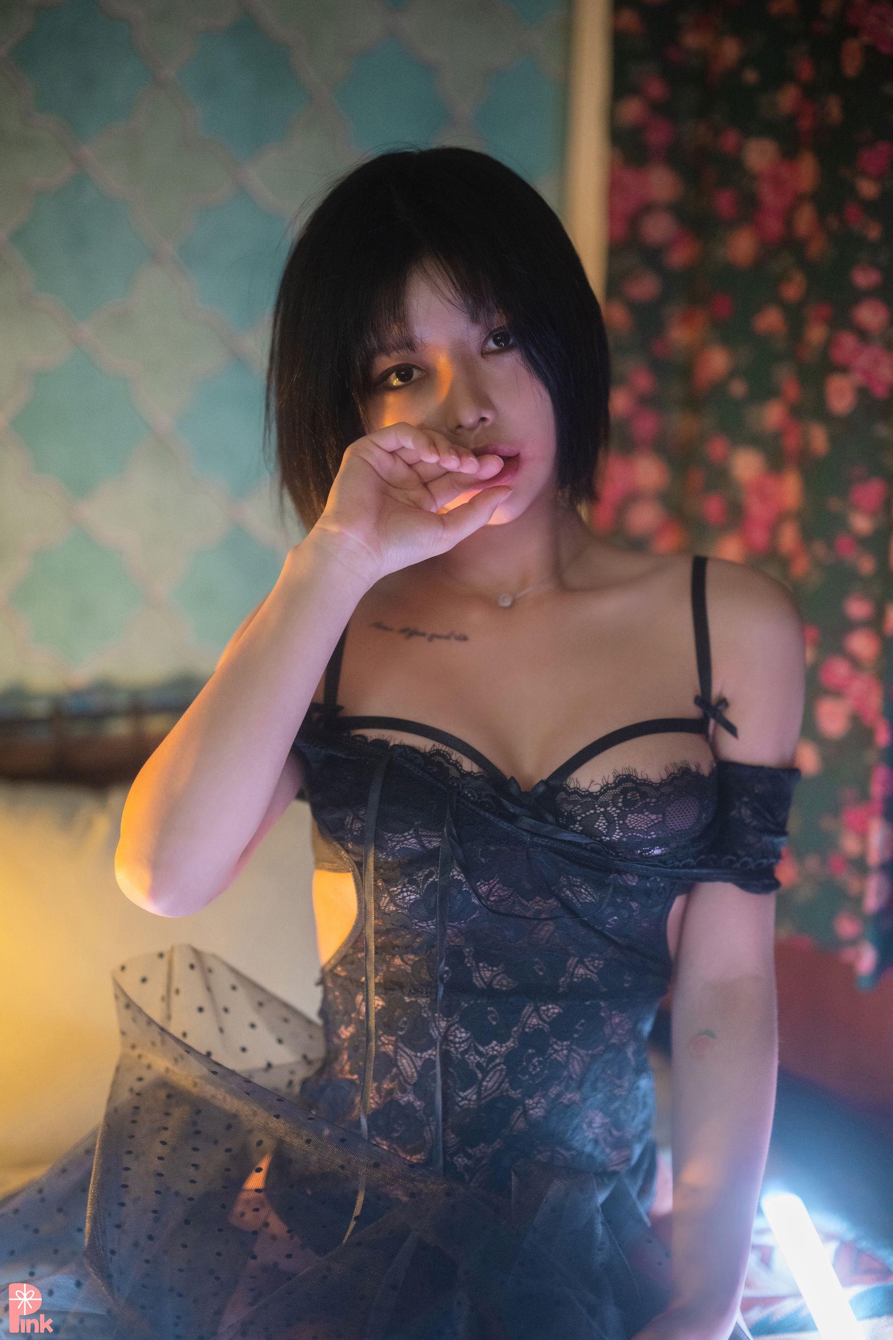 [PINK RIBBON] Uuuha – Black [59P]