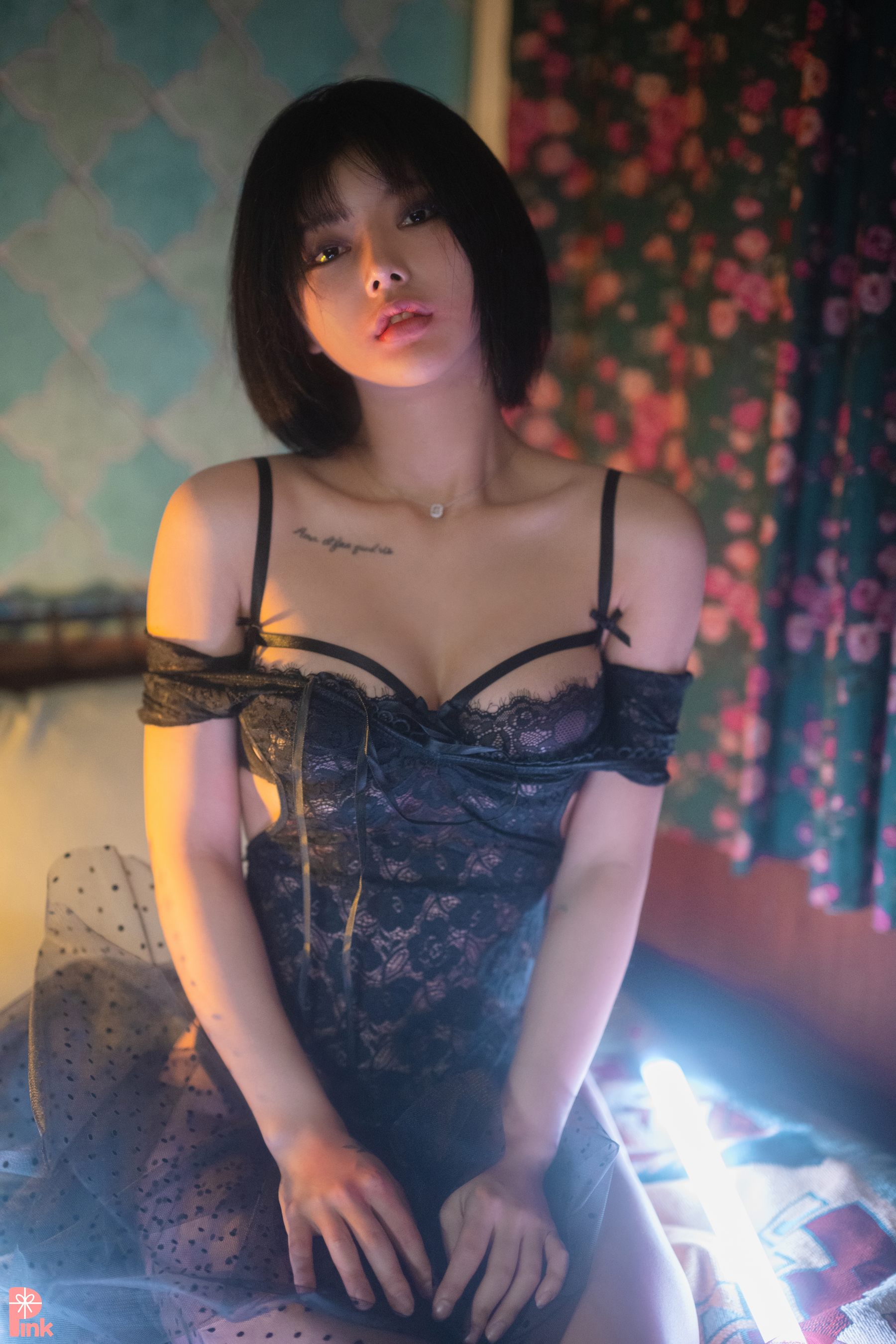 [PINK RIBBON] Uuuha – Black [59P]