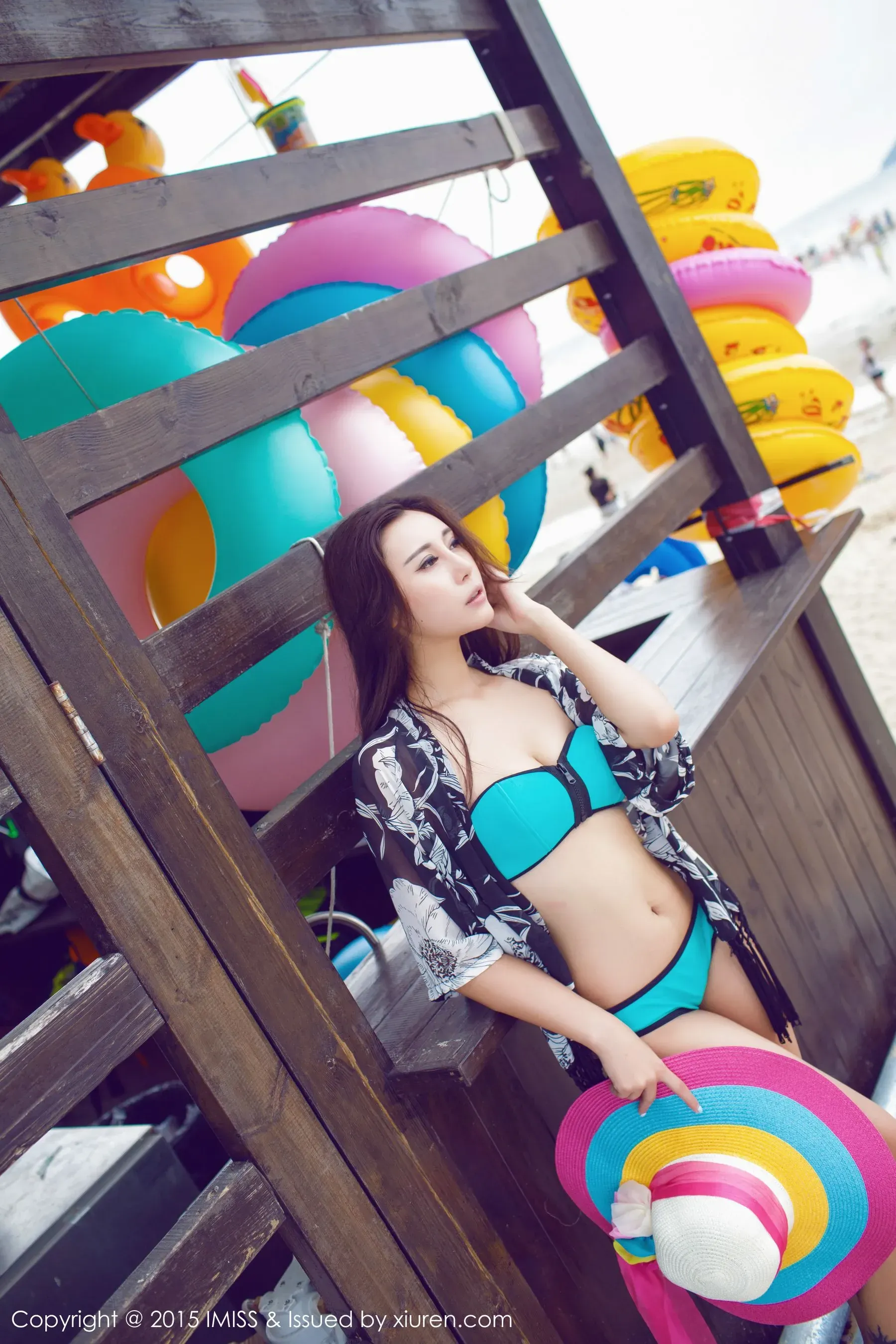 樂樂Mango《海边比基尼系列》 爱蜜社IMiss Vol.014