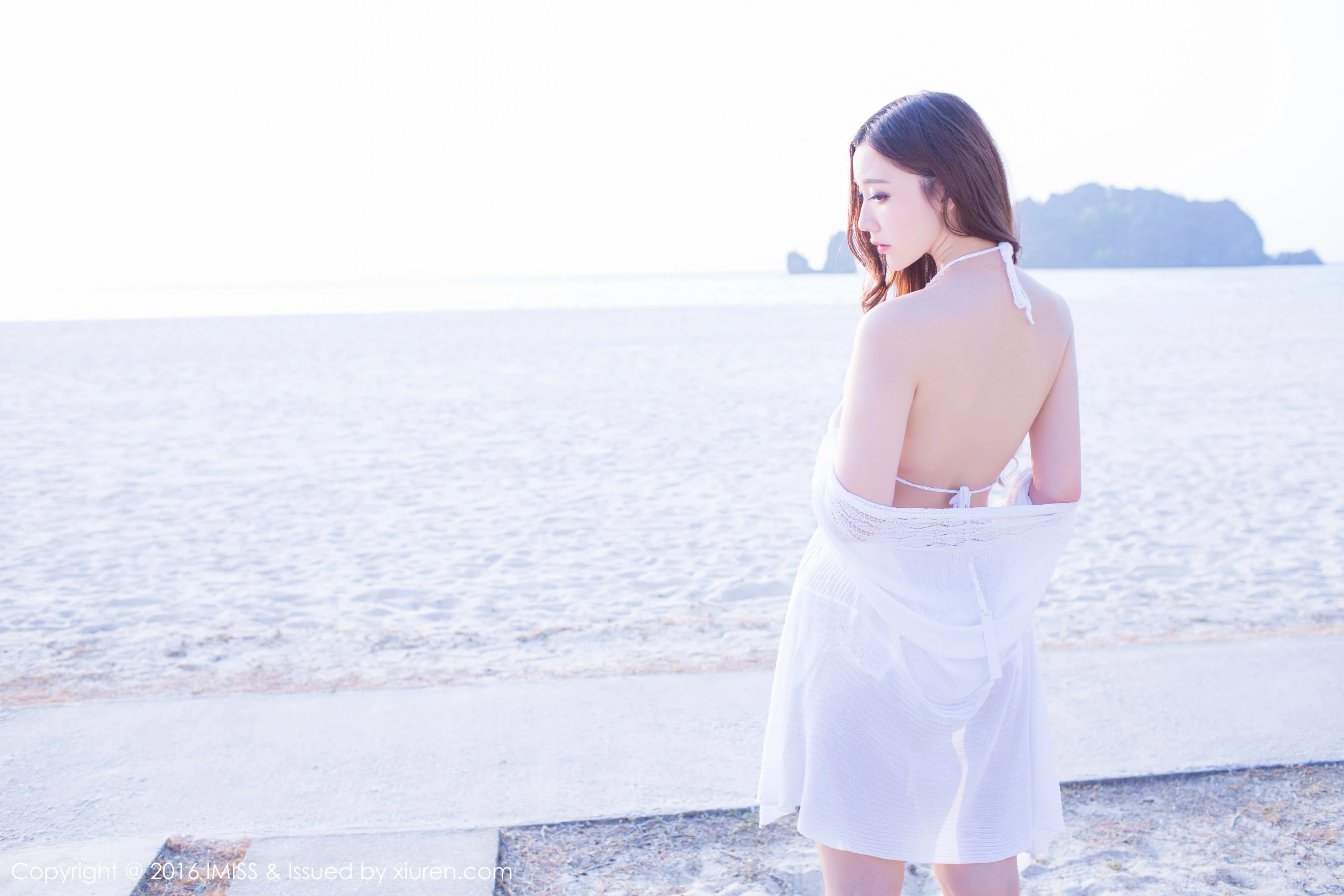 淼淼萌萌哒《极品女神清新泳装系列》 爱蜜社IMiss Vol.084