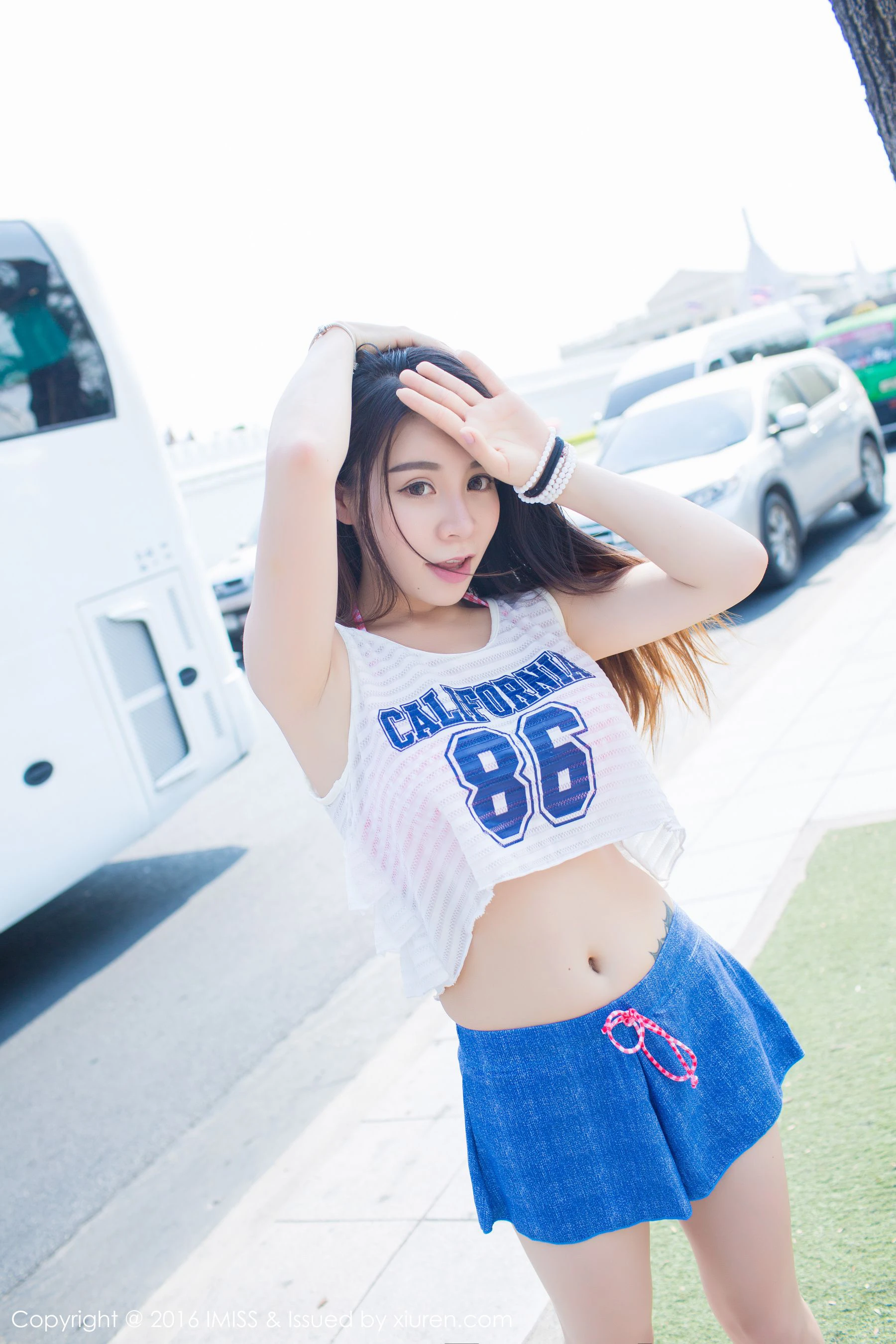 vetiver嘉宝贝儿《国外清新街拍》 爱蜜社IMiss Vol.126