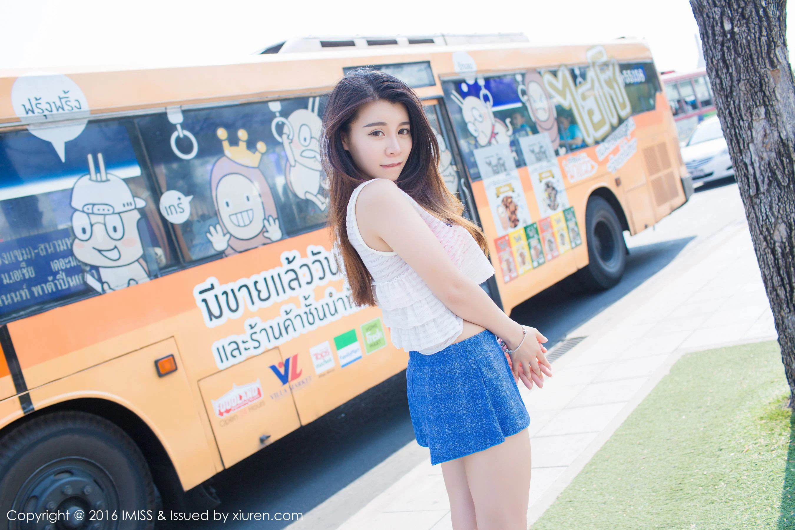 vetiver嘉宝贝儿《国外清新街拍》 爱蜜社IMiss Vol.126