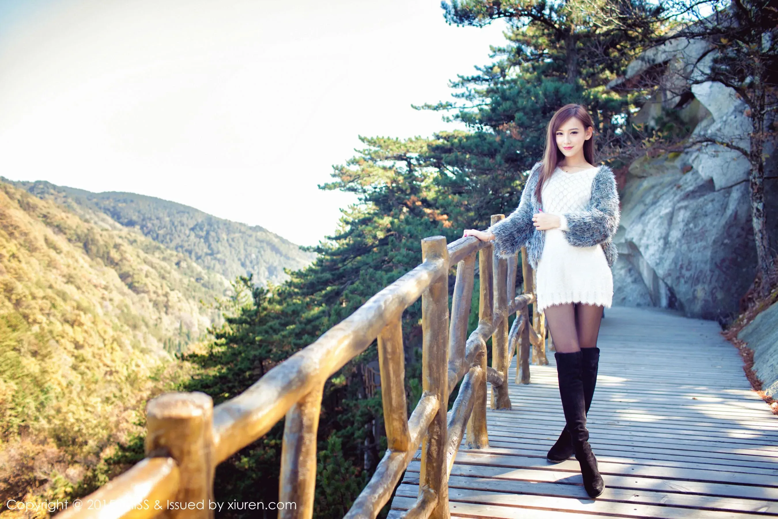 李玉洁Daisy《武汉大别山薄刀峰旅拍》 爱蜜社IMiss Vol.040