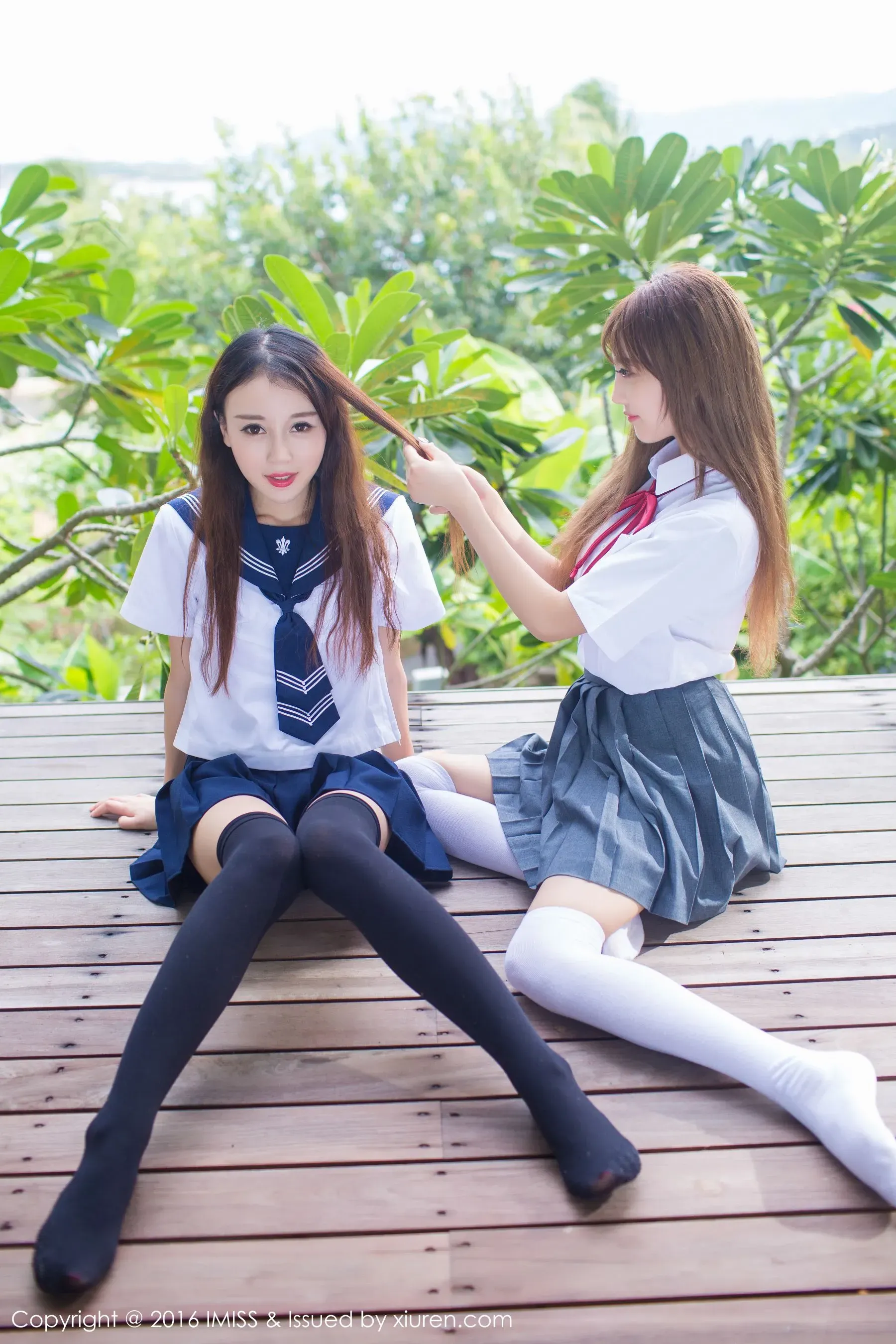 赵小米Kitty、sugar小甜心CC《闺蜜》 爱蜜社IMiss Vol.133