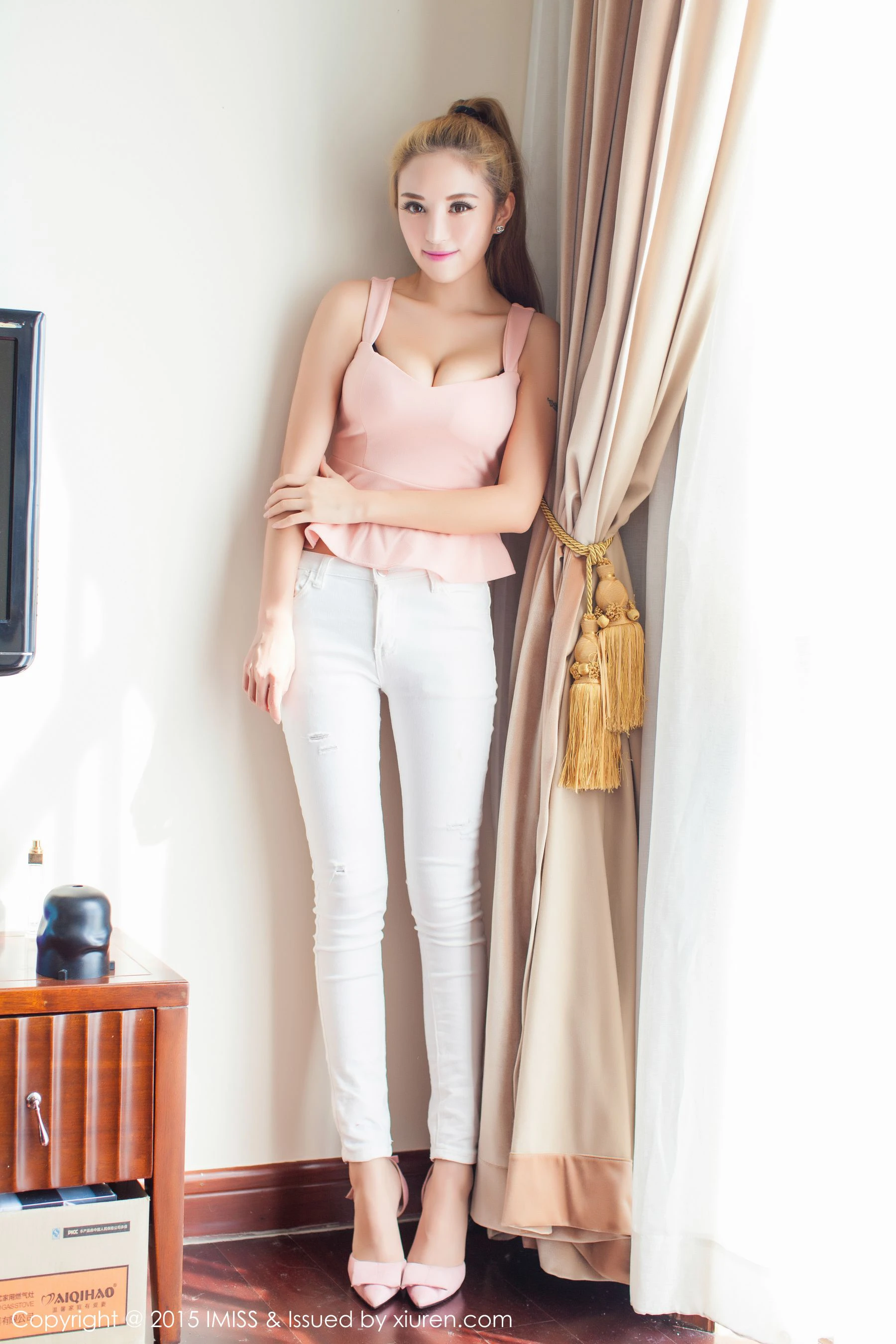 陈思琪Art《紧身裤+睡裙》 爱蜜社IMiss Vol.035