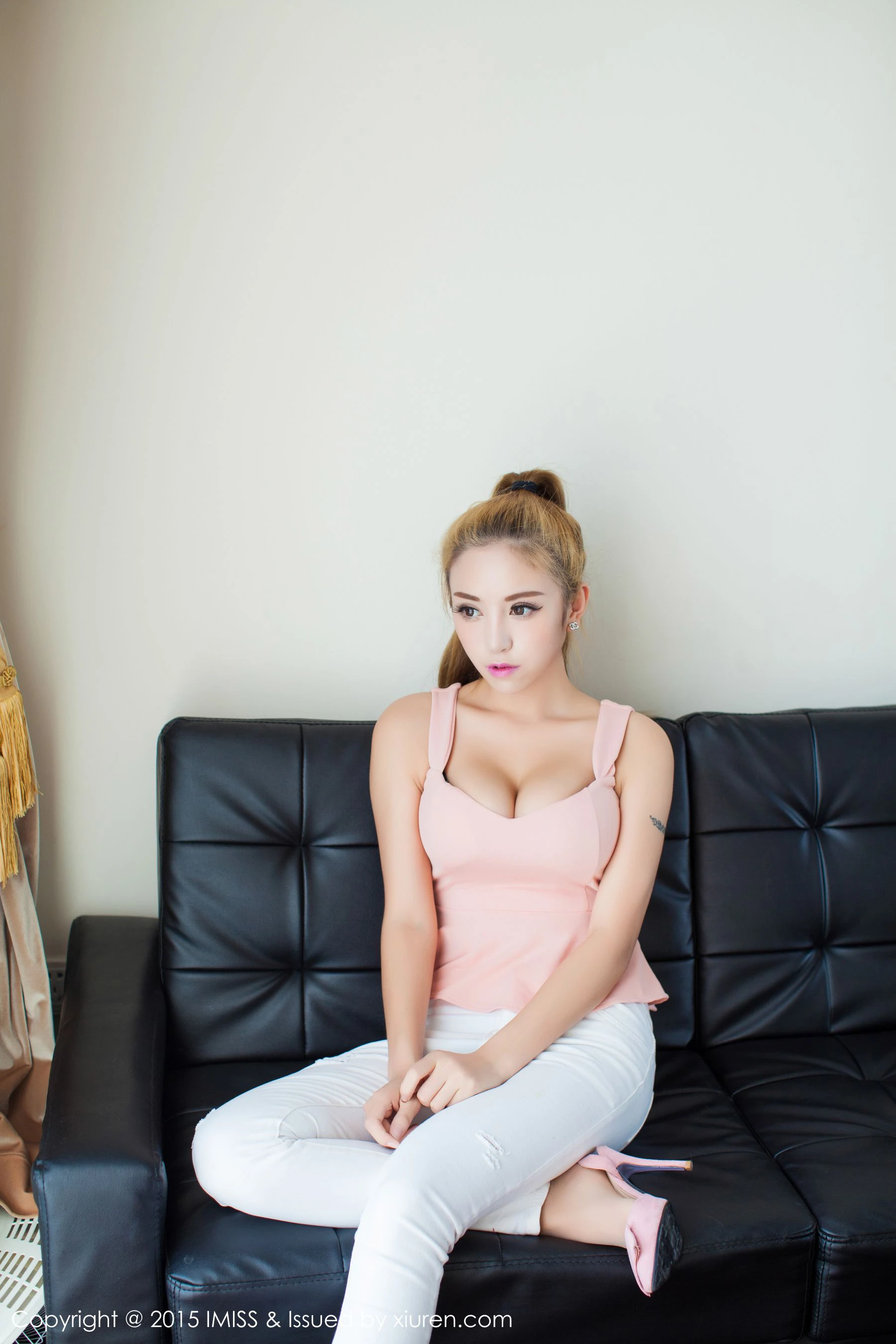 陈思琪Art《紧身裤+睡裙》 爱蜜社IMiss Vol.035
