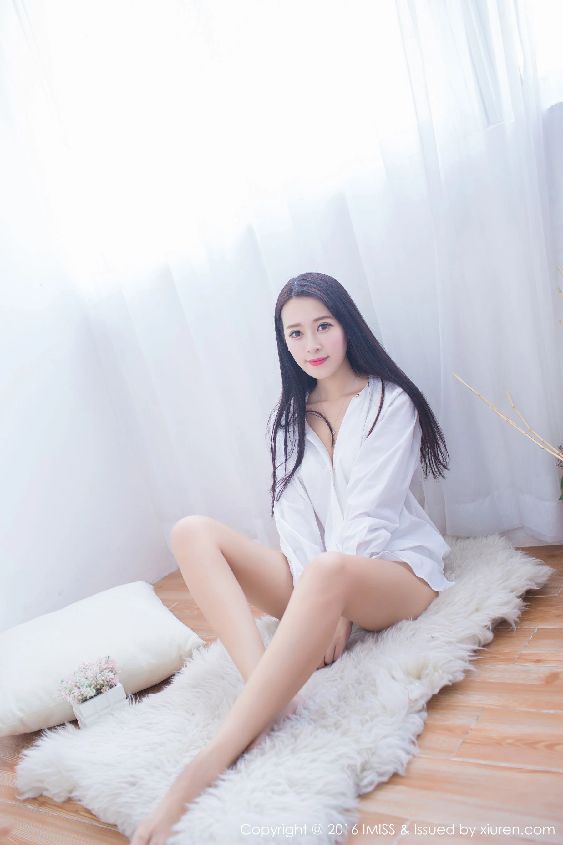 王曼妮好Q《性感睡衣+白衬衫系列》 爱蜜社IMiss Vol.137