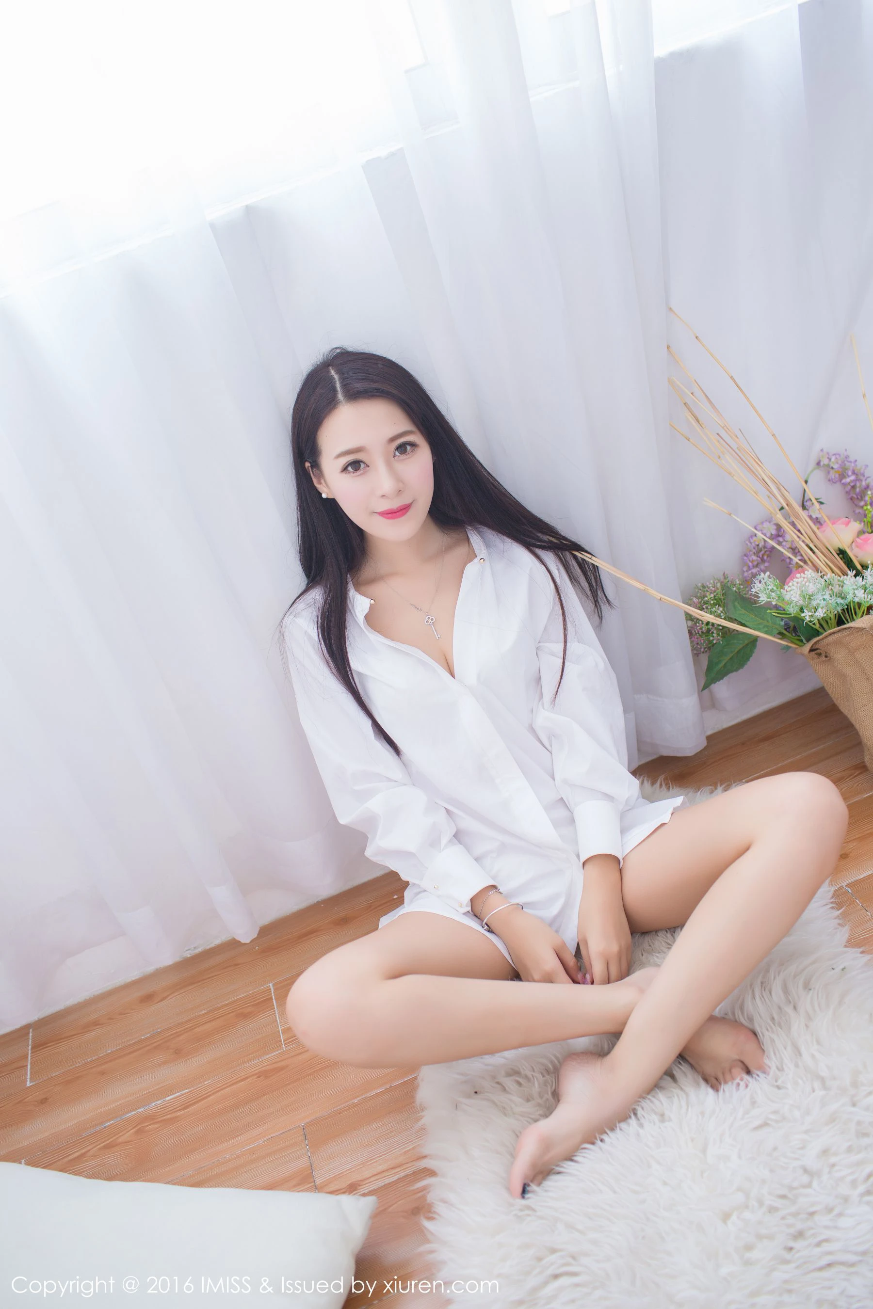 王曼妮好Q《性感睡衣+白衬衫系列》 爱蜜社IMiss Vol.137