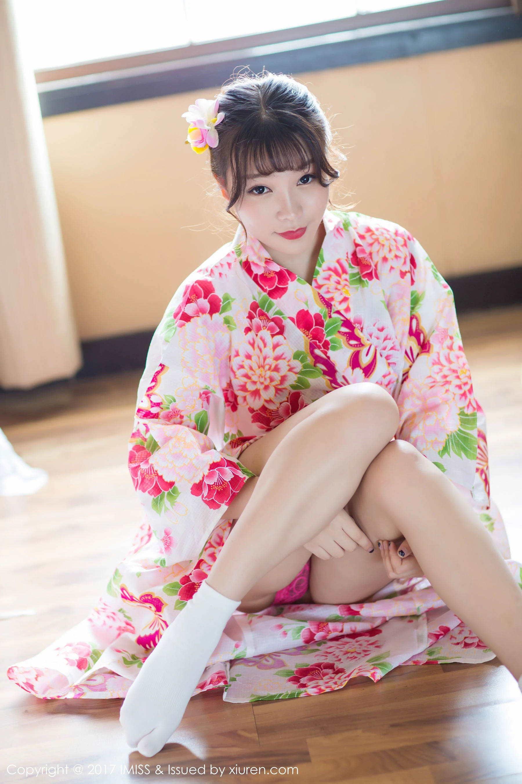 芝芝Booty《日系和服+迷你比基尼》 爱蜜社 VOL.170