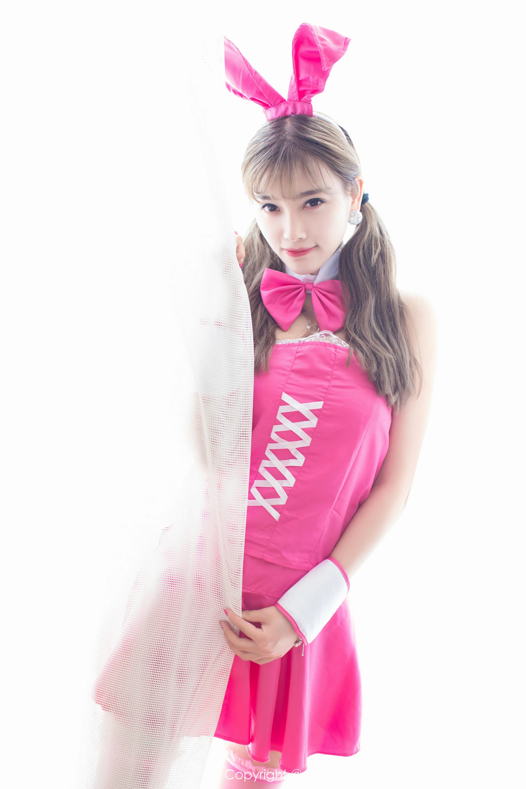 杨晨晨sugar《粉红兔女郎与甜美女仆》 爱蜜社 VOL.176