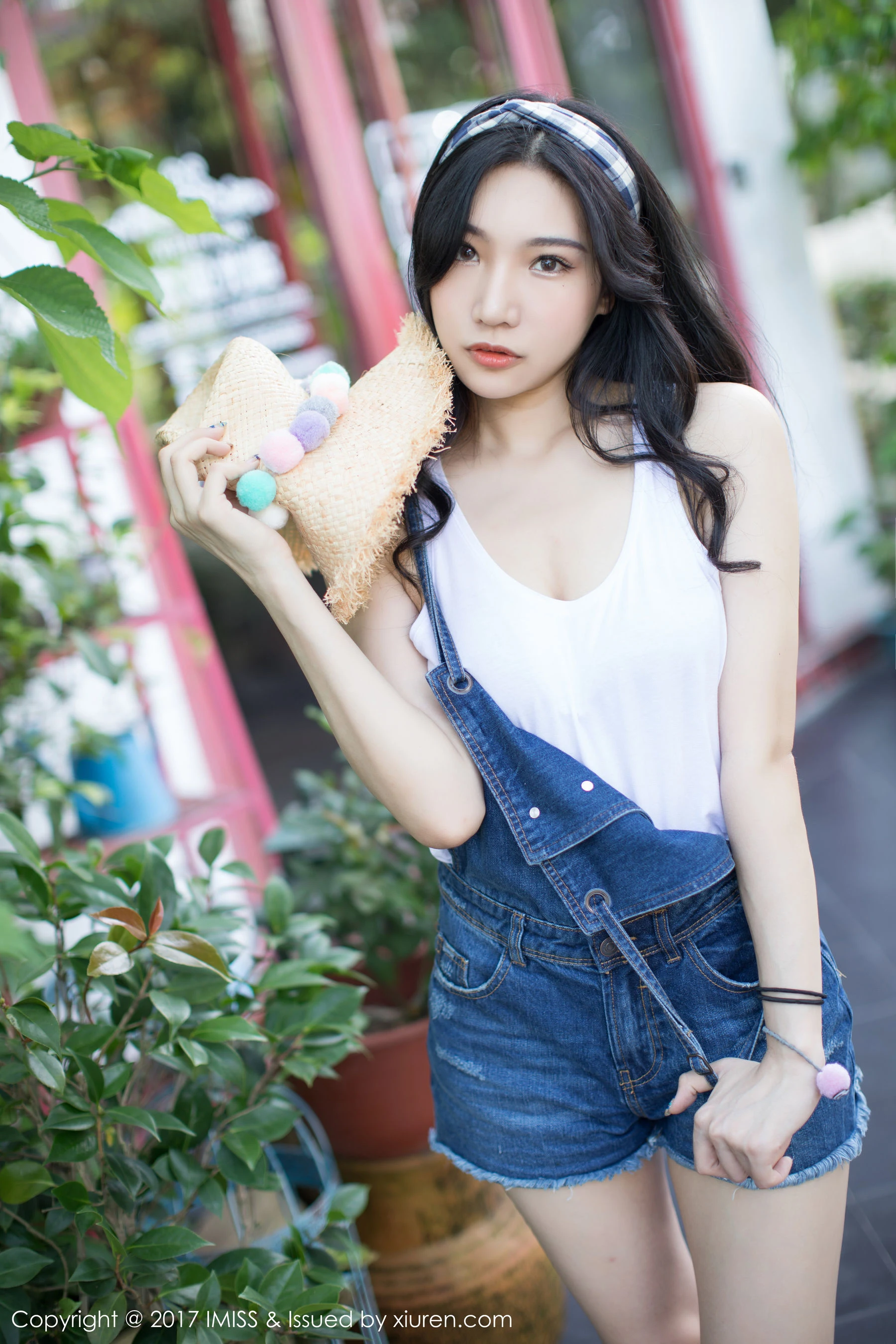 小狐狸Sica《牛仔短裤小清新系列》 爱蜜社 VOL.180