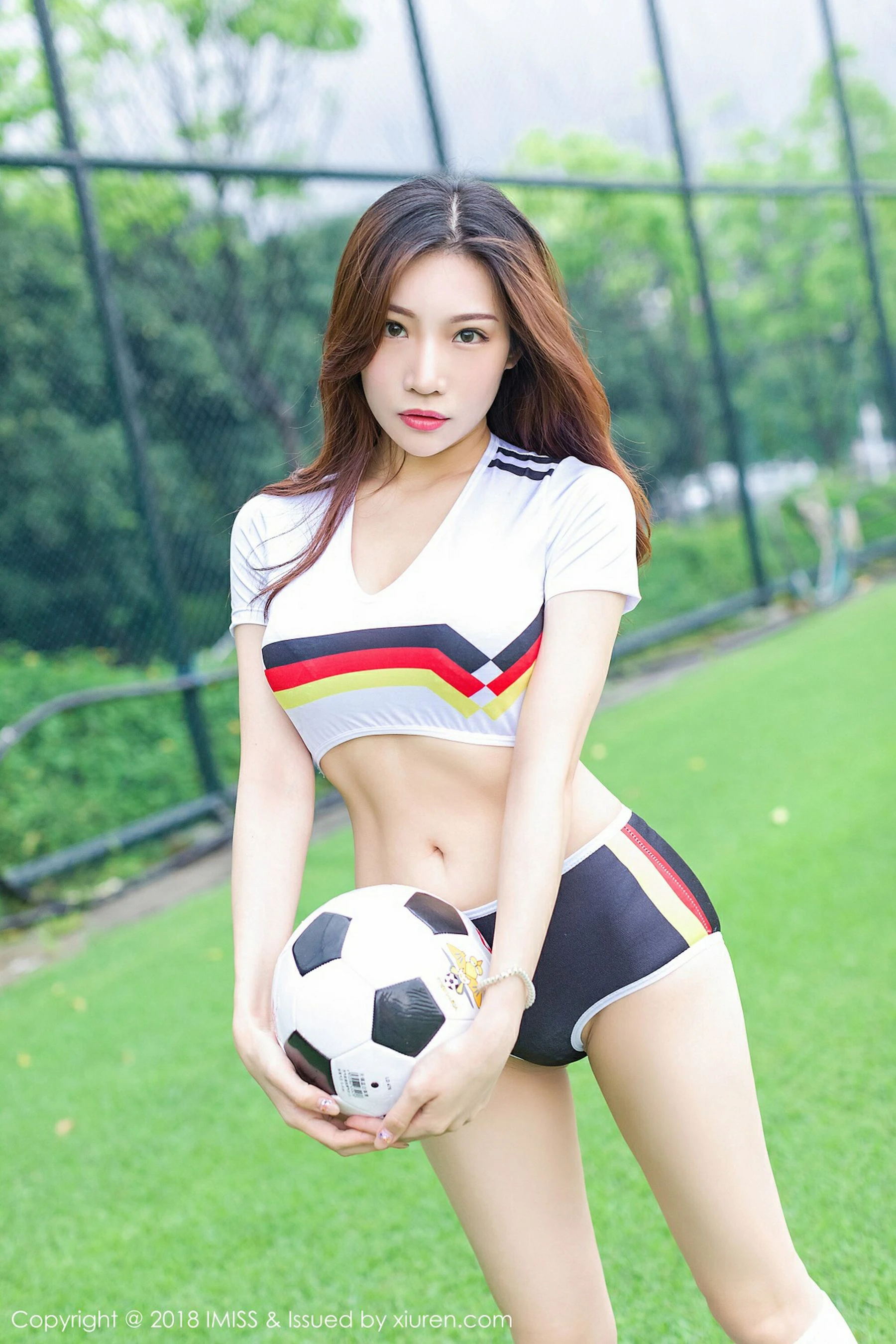 小狐狸Sica《世界杯足球宝贝》 爱蜜社IMiss Vol.255
