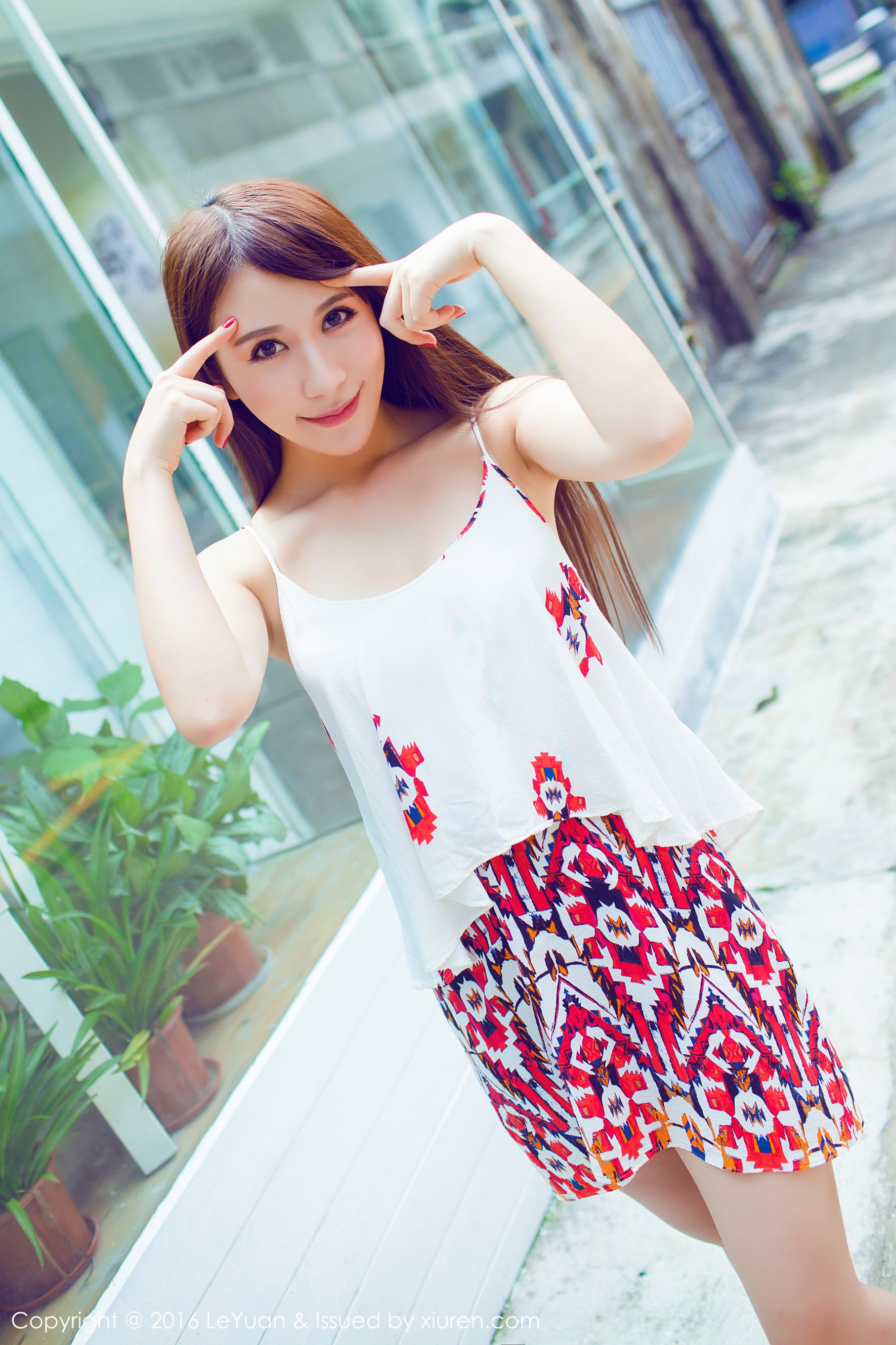 艾惟《小清新街拍系列》 星乐园LeYuan Vol.020 [46P]