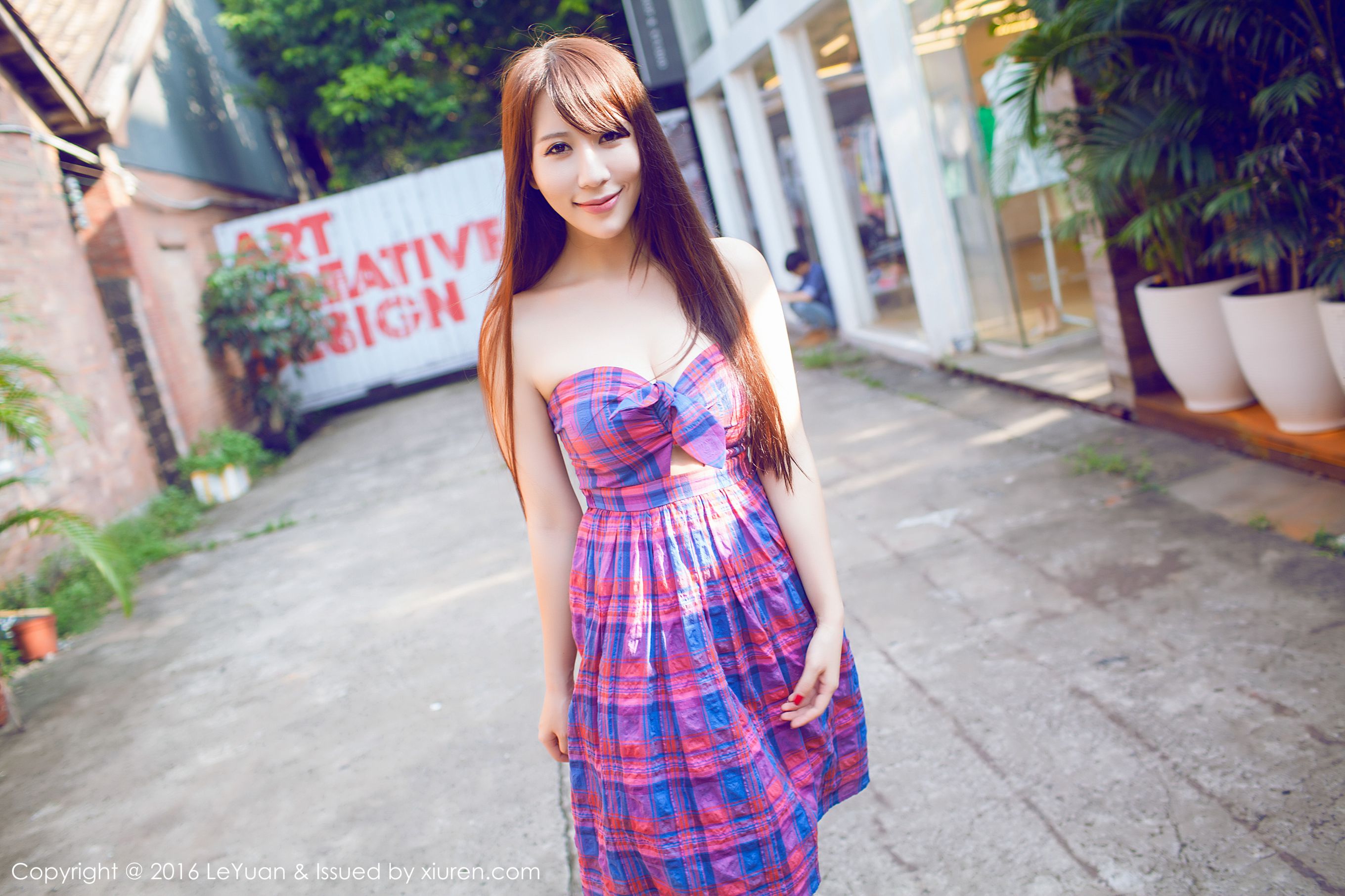 艾惟《小清新街拍系列》 星乐园LeYuan Vol.020 [46P]