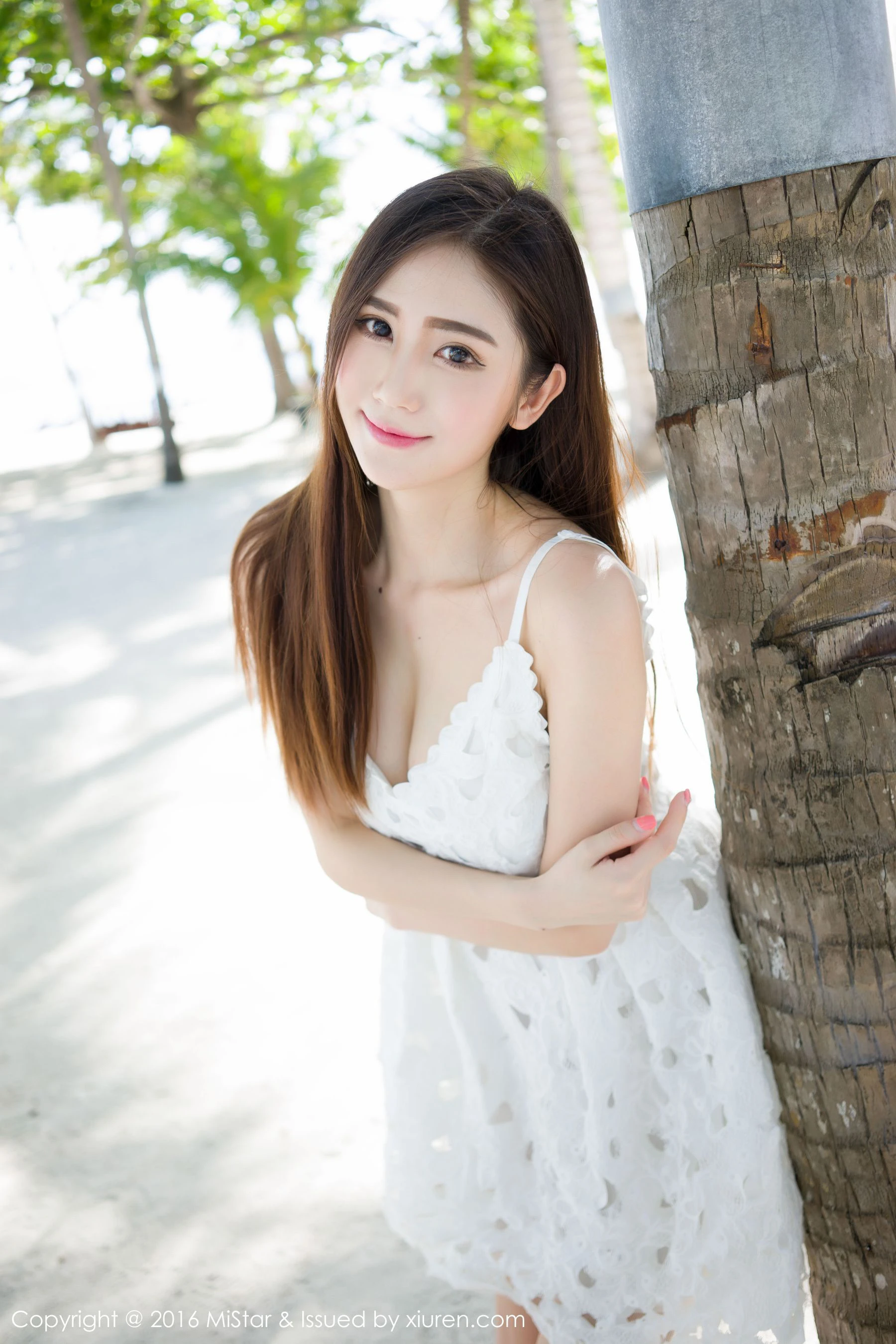 SISY思《薄荷岛旅拍》长裙+比基尼 魅妍社 Vol.060