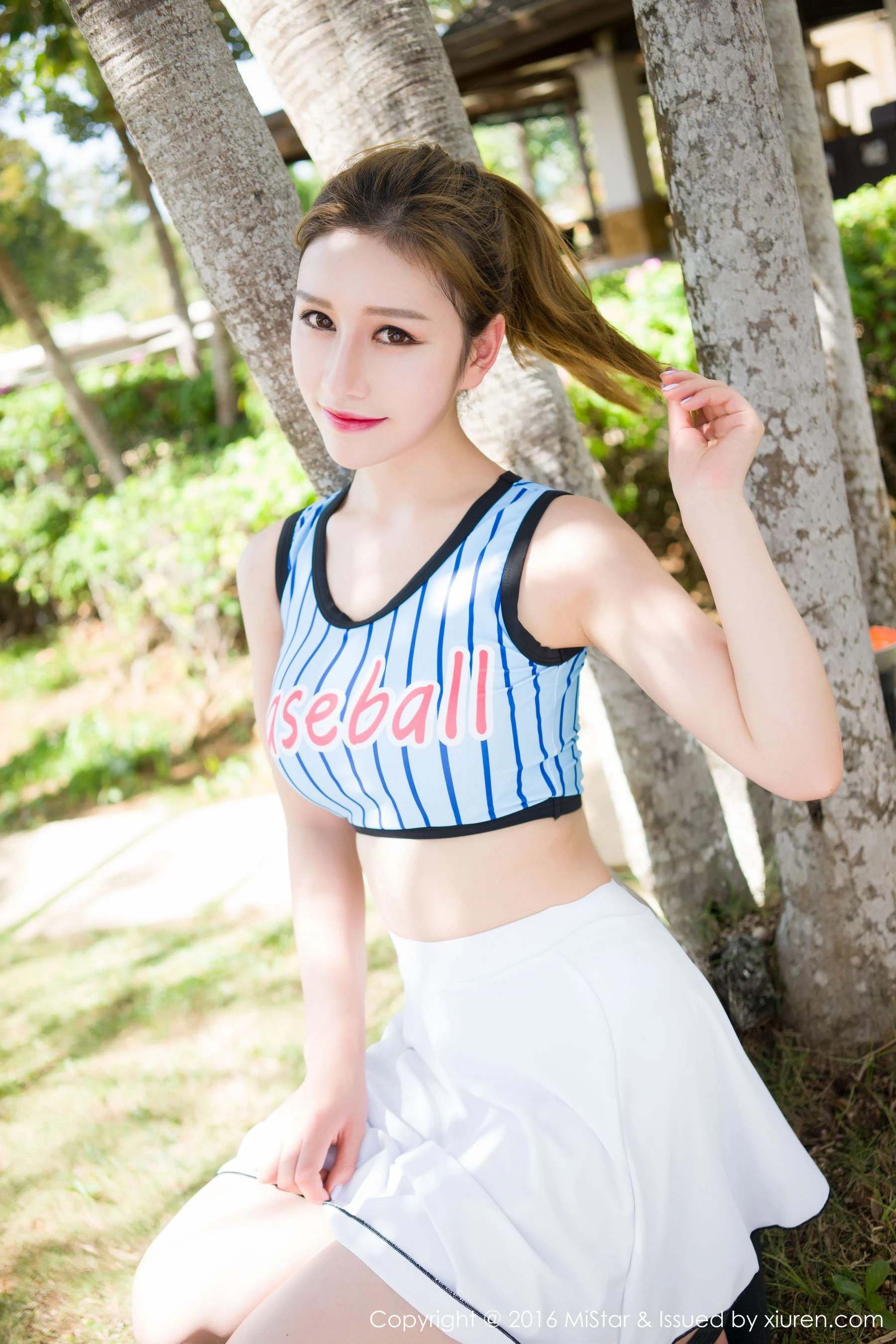 于姬Una《薄荷岛旅拍》湿身+海边 魅妍社 Vol.069