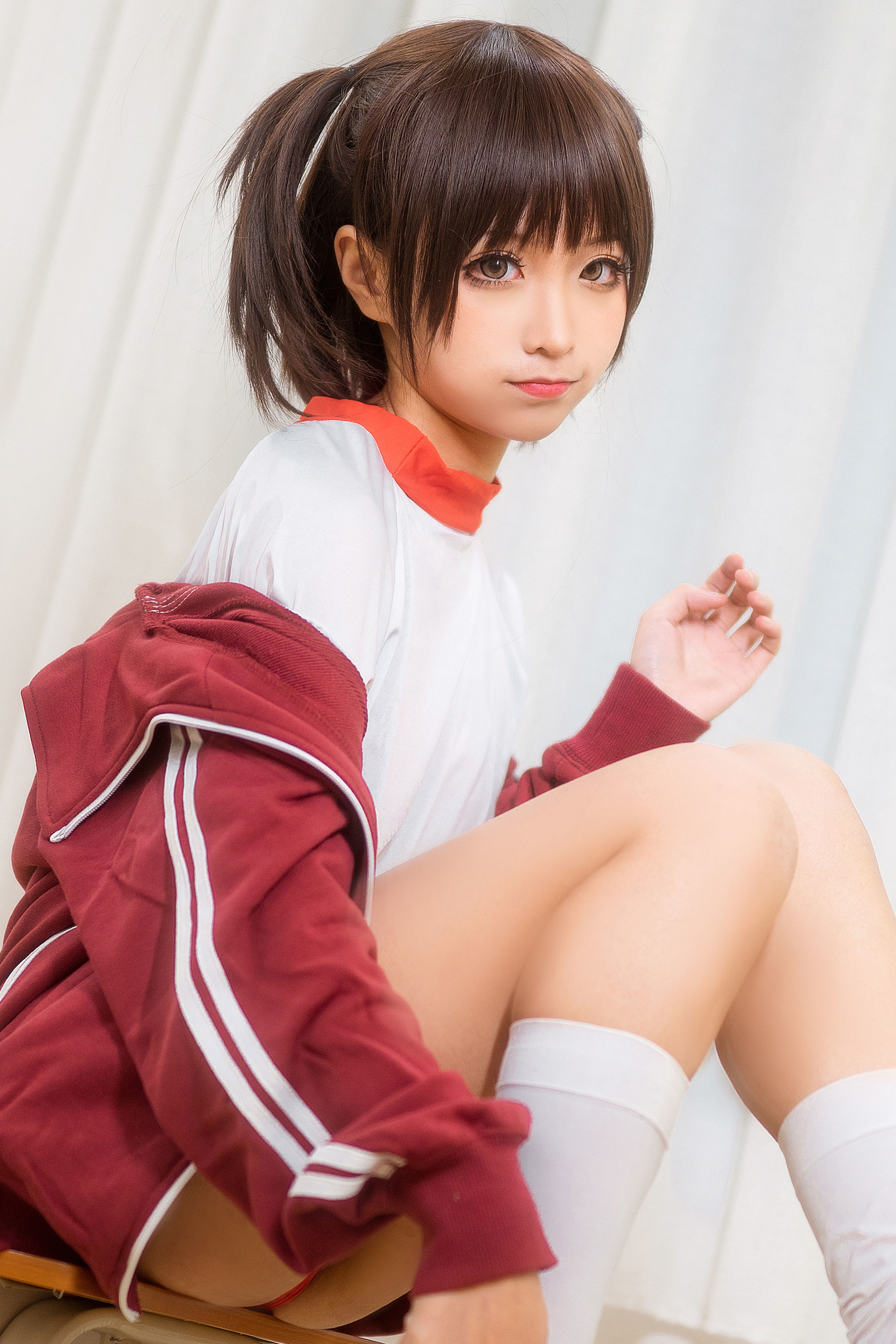 动漫博主蠢沫沫 红体操服 [45P]