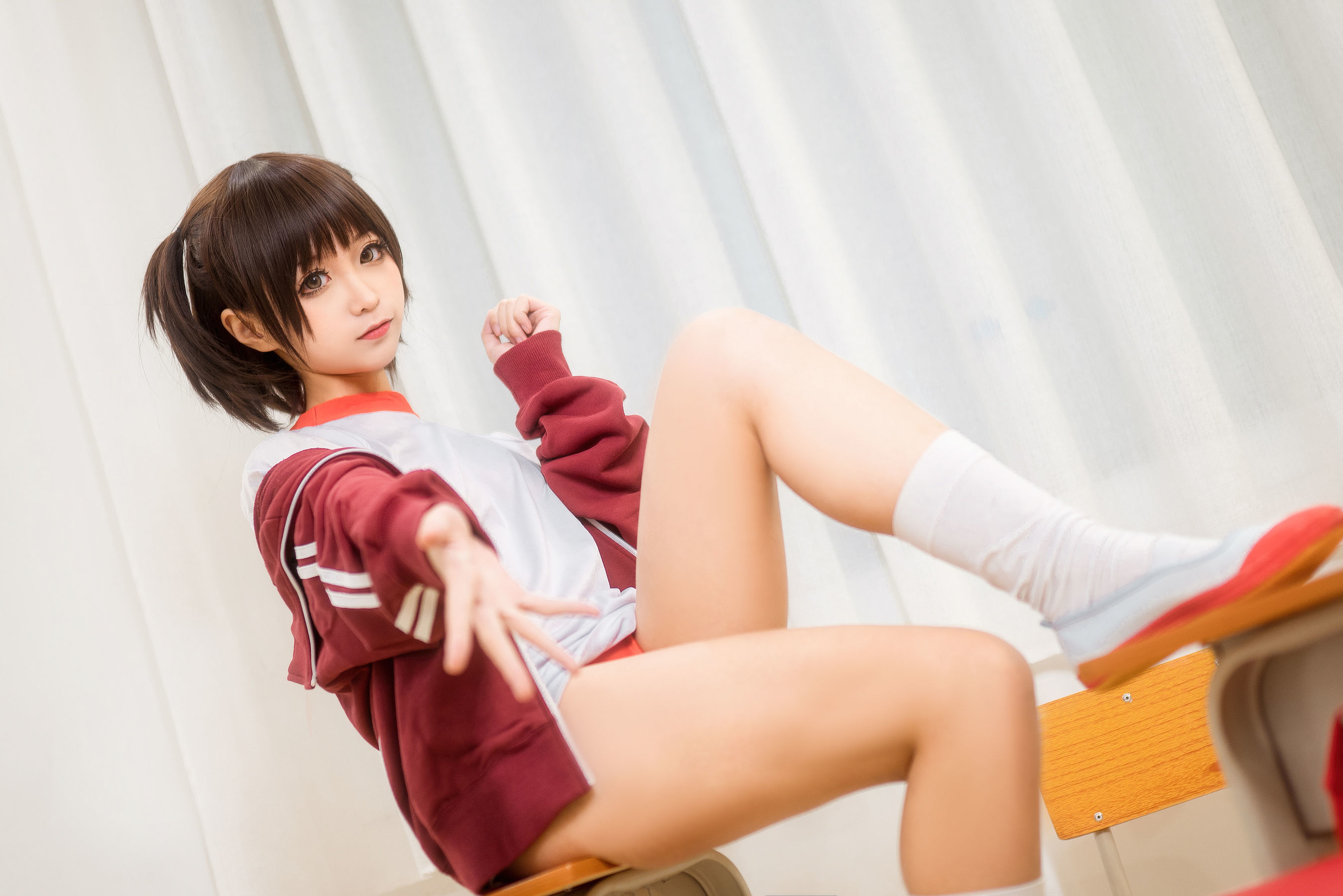 动漫博主蠢沫沫 红体操服 [45P]