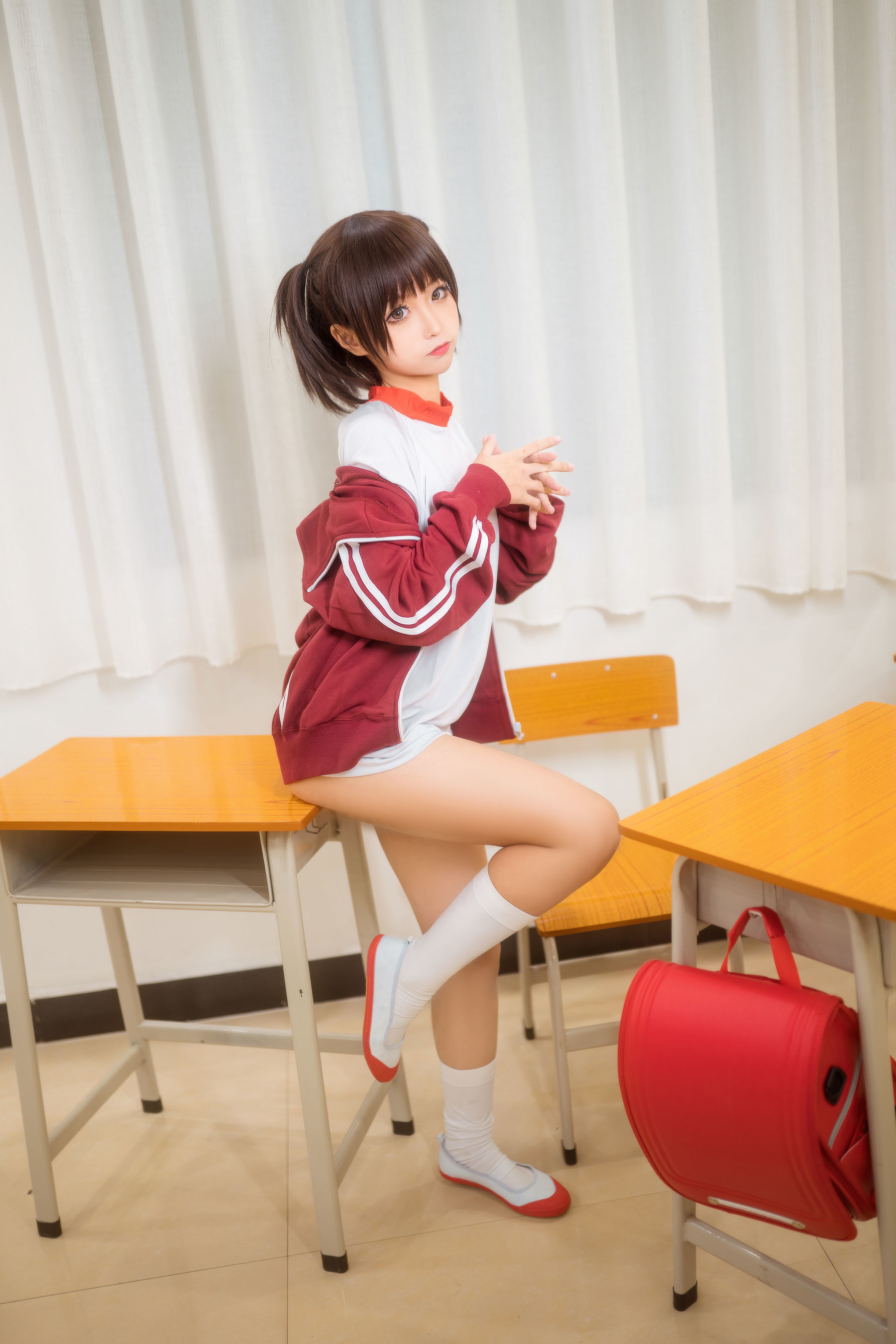 动漫博主蠢沫沫 红体操服 [45P]