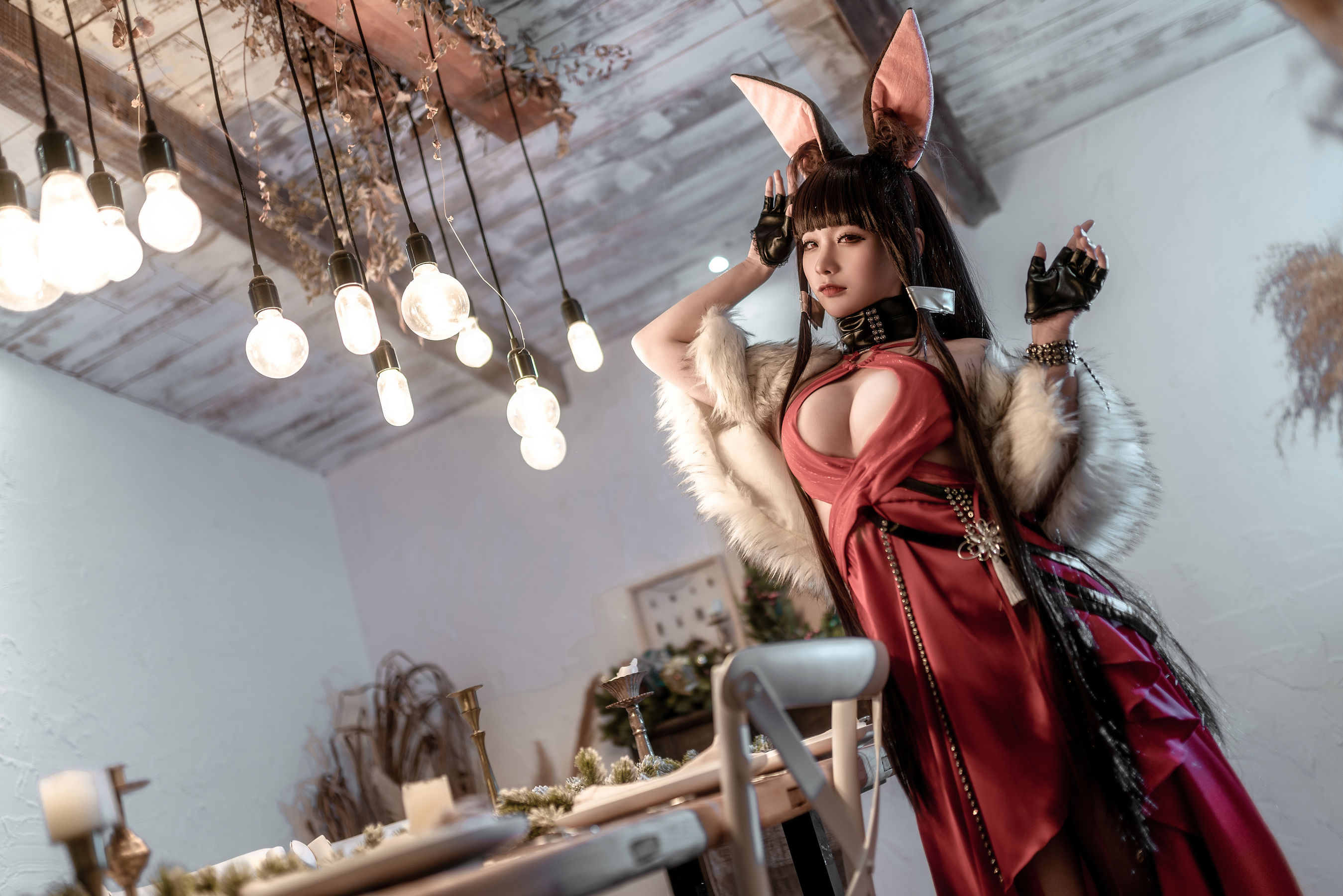 动漫博主蠢沫沫 – Akagi Ruby-Laced Beauty (Azur Lane) [40P]