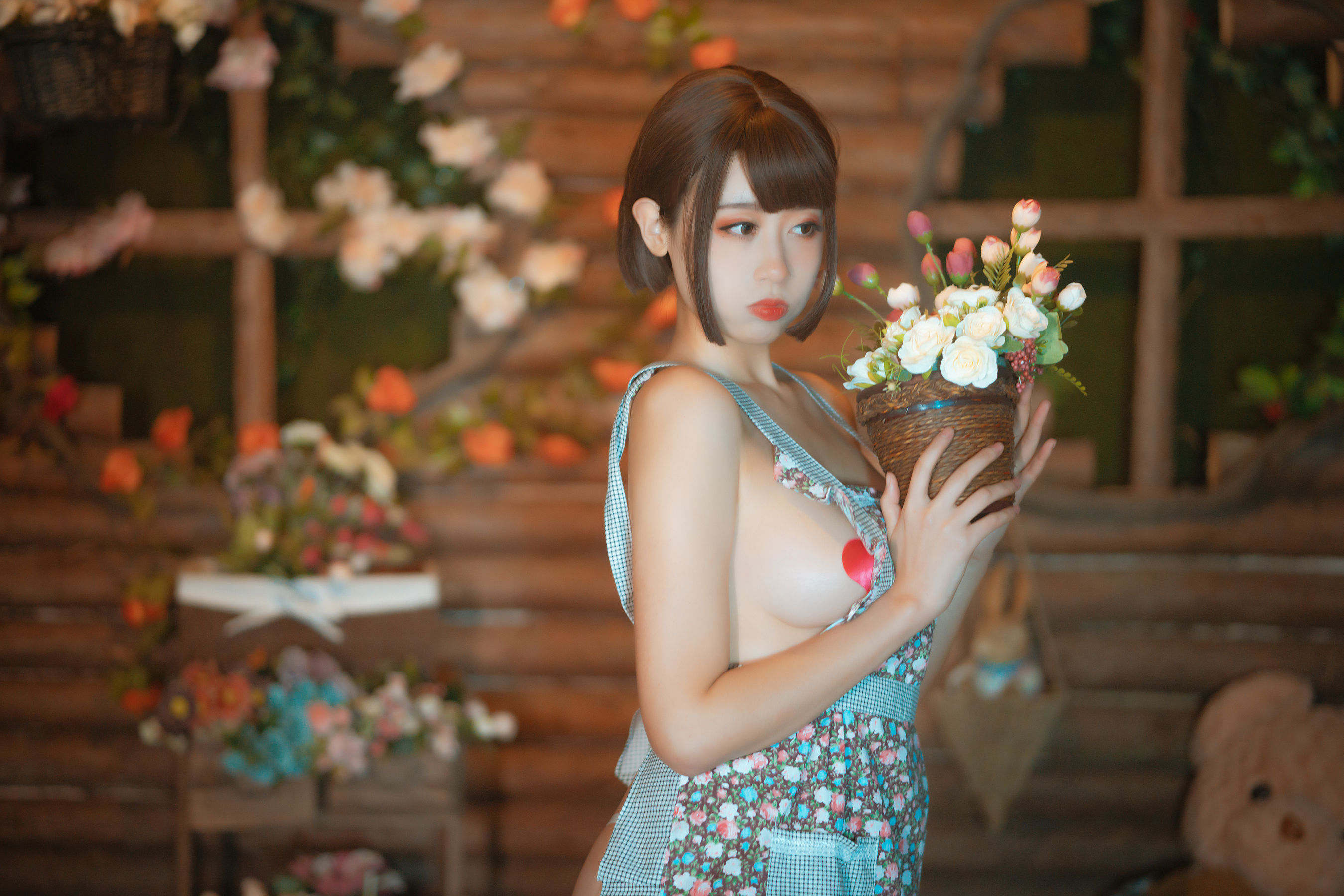 萌妹奈汐酱nice 勤劳的老板娘 [25P]