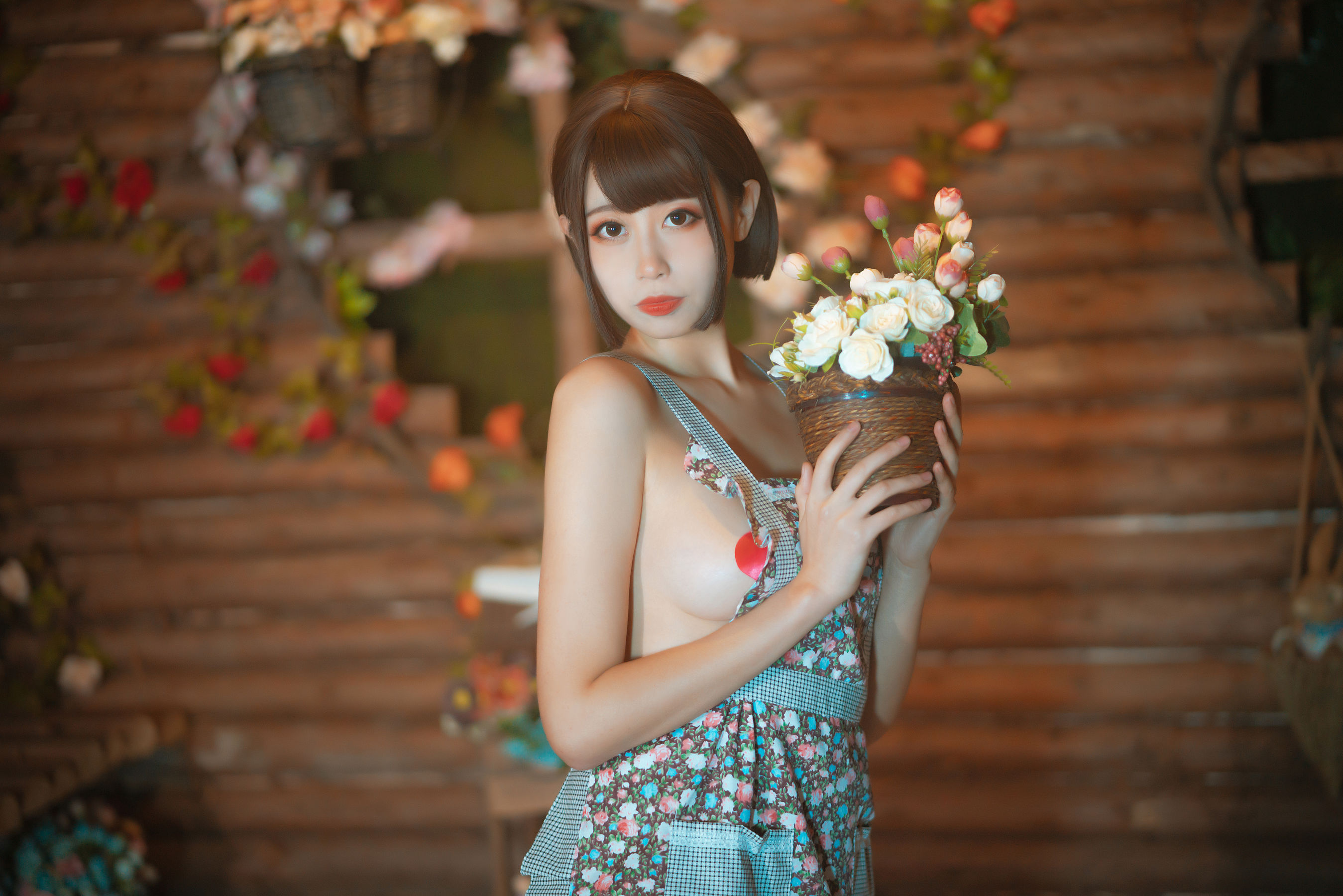 萌妹奈汐酱nice 勤劳的老板娘 [25P]