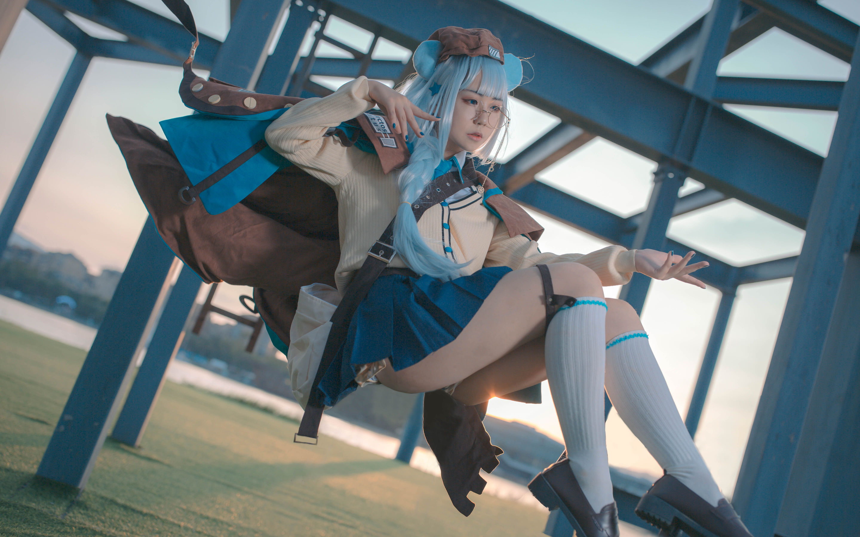 微博萌妹蓝小沂KiKi – 明日方舟 [12P]