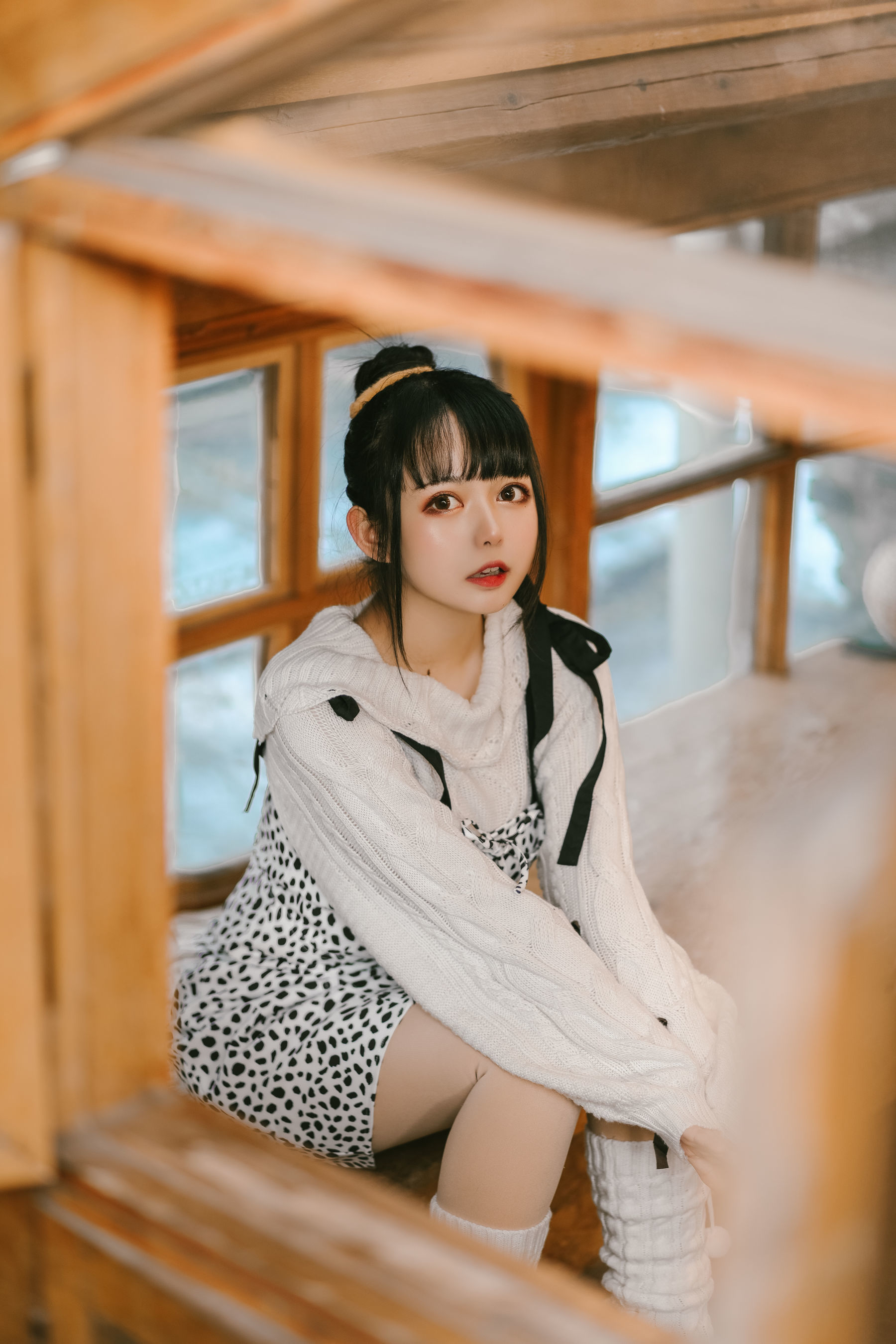 大眼萌妹黑猫猫OvO 少女心事 [21P]