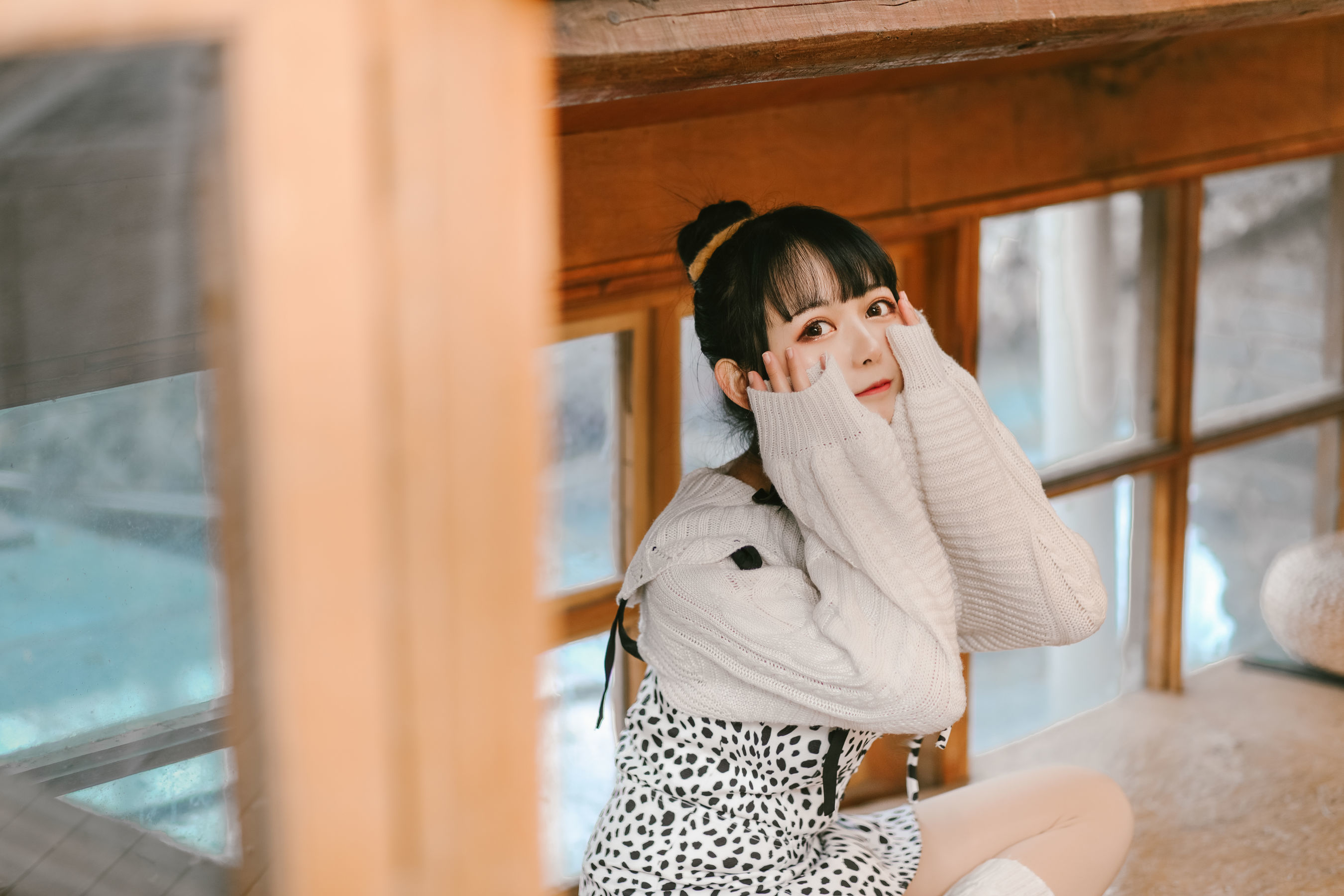 大眼萌妹黑猫猫OvO 少女心事 [21P]