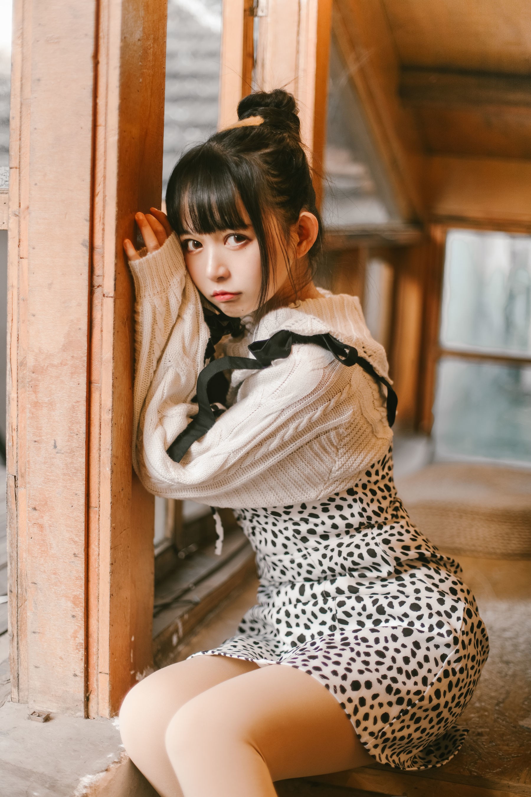 大眼萌妹黑猫猫OvO 少女心事 [21P]