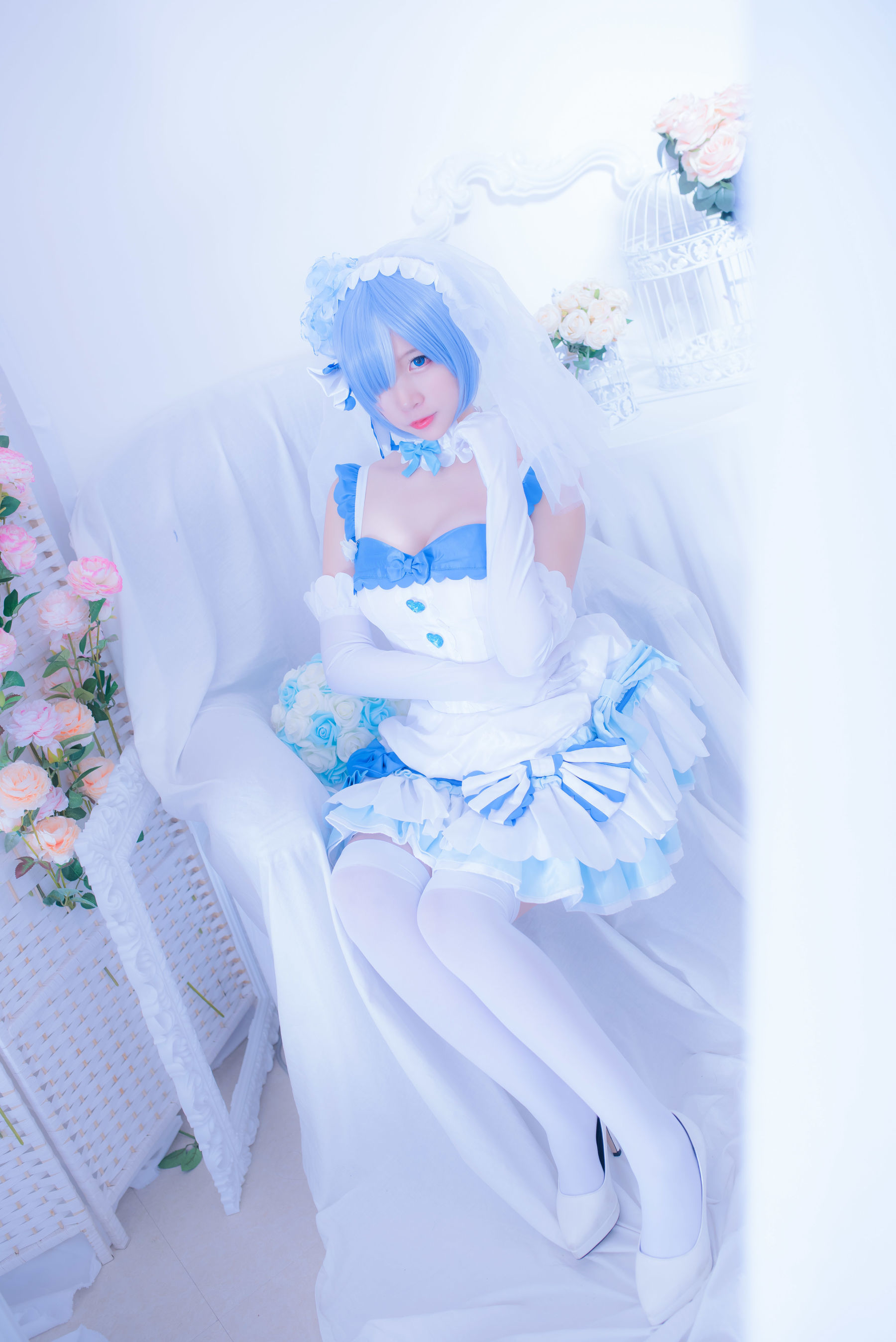 人气Coser二佐Nisa 雷姆花嫁 [33P]